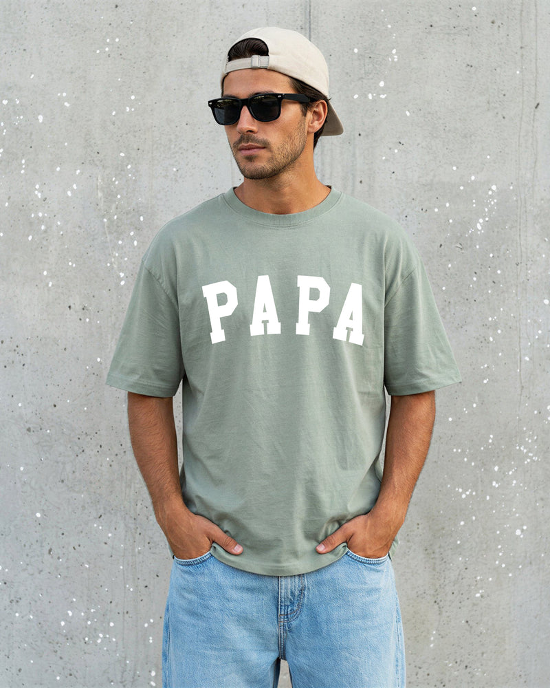 Papa Grandpa Comfort Colors 100% Cotton T Shirt Father's day (Condensed)