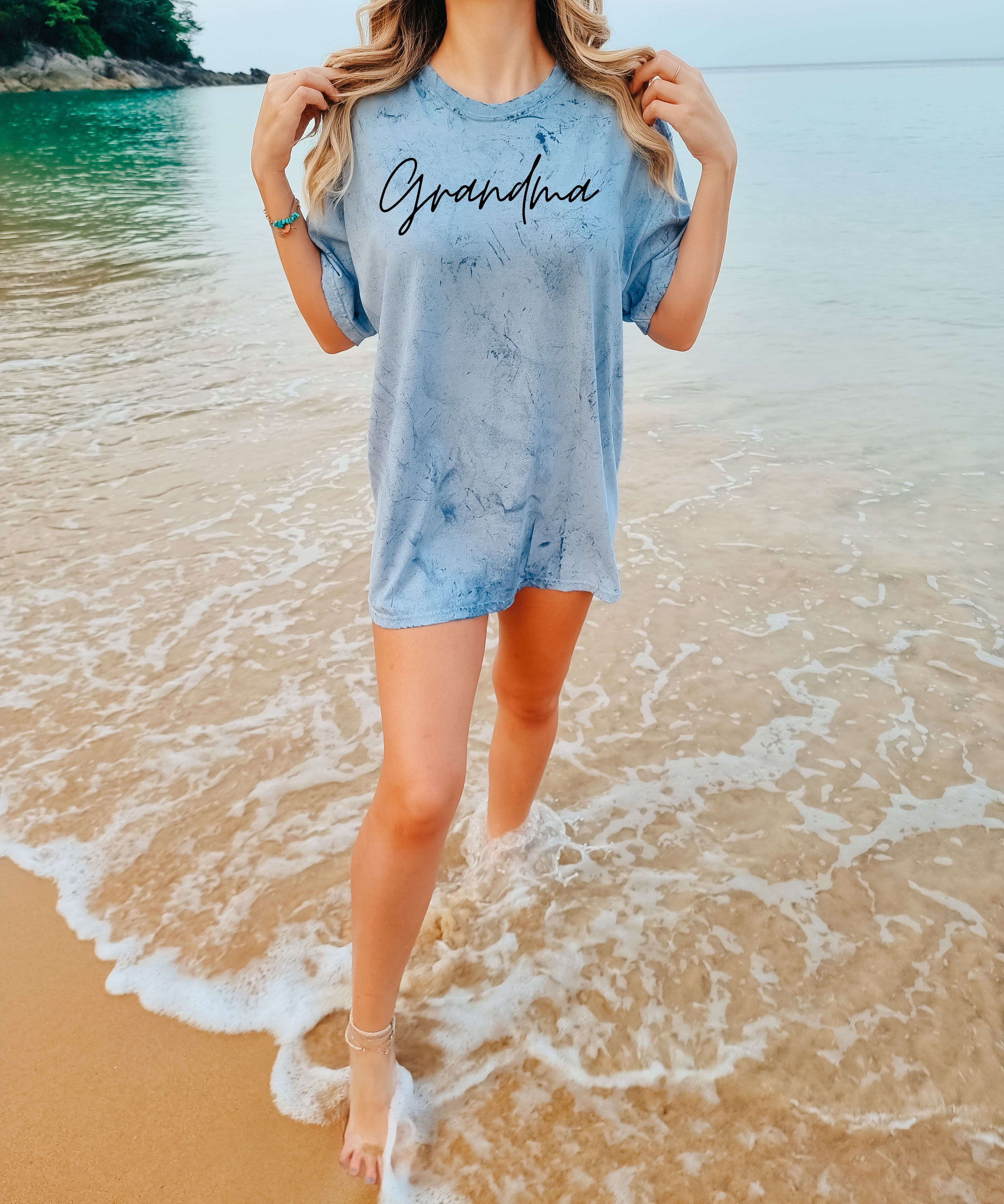 Grandma Comfort Colors Garment Dyed T Shirt (cursive)