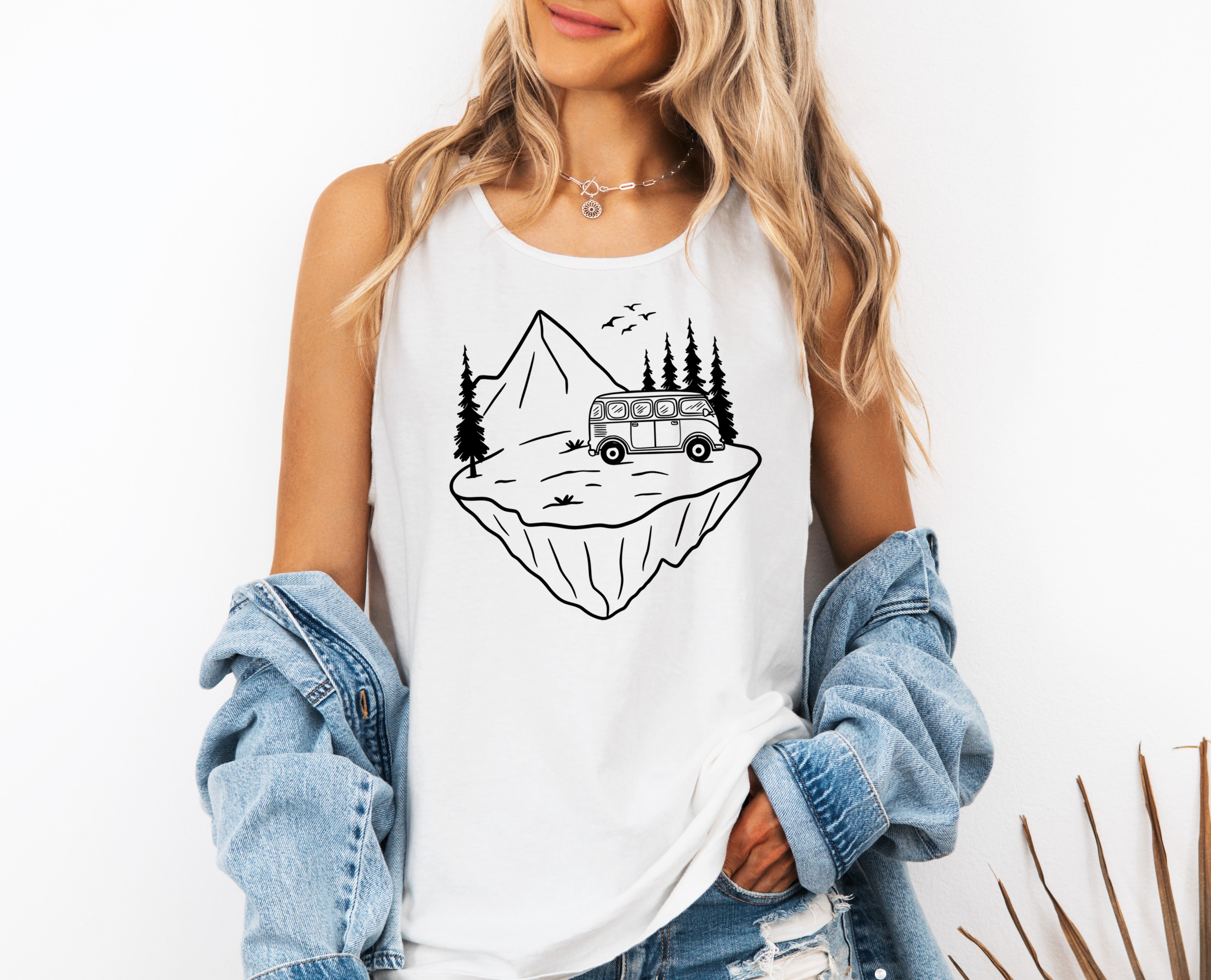 Desert Camping Mountain Hiking Nature Comfort Colors Tank Top