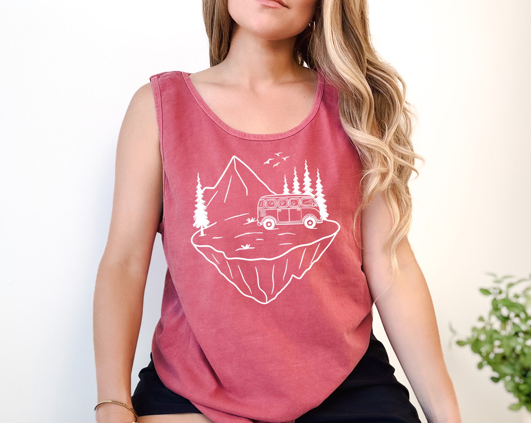 Desert Camping Mountain Hiking Nature Comfort Colors Tank Top