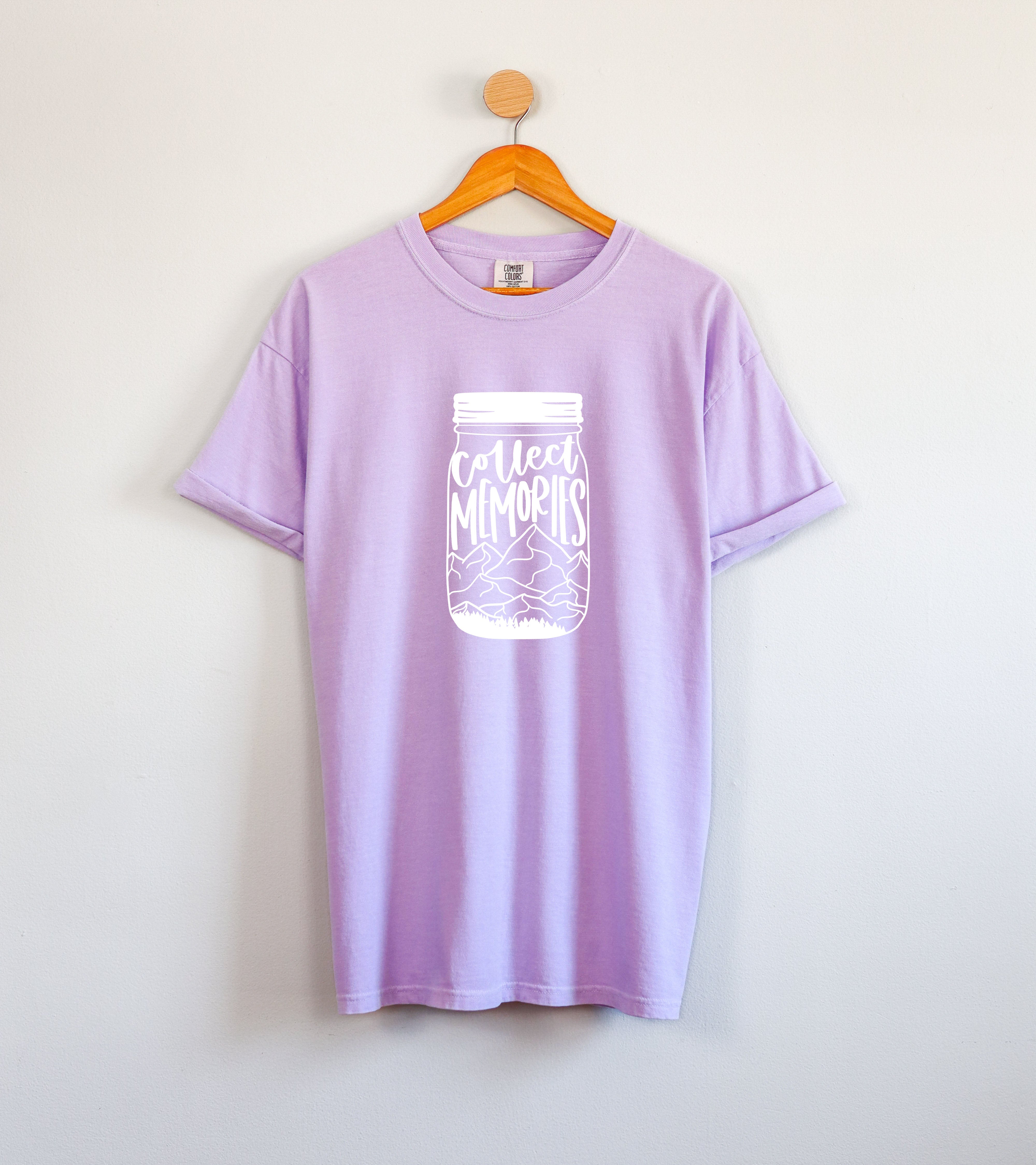 Collect Memories Beach Nature Comfort Colors T Shirt Vacation Lake Summer