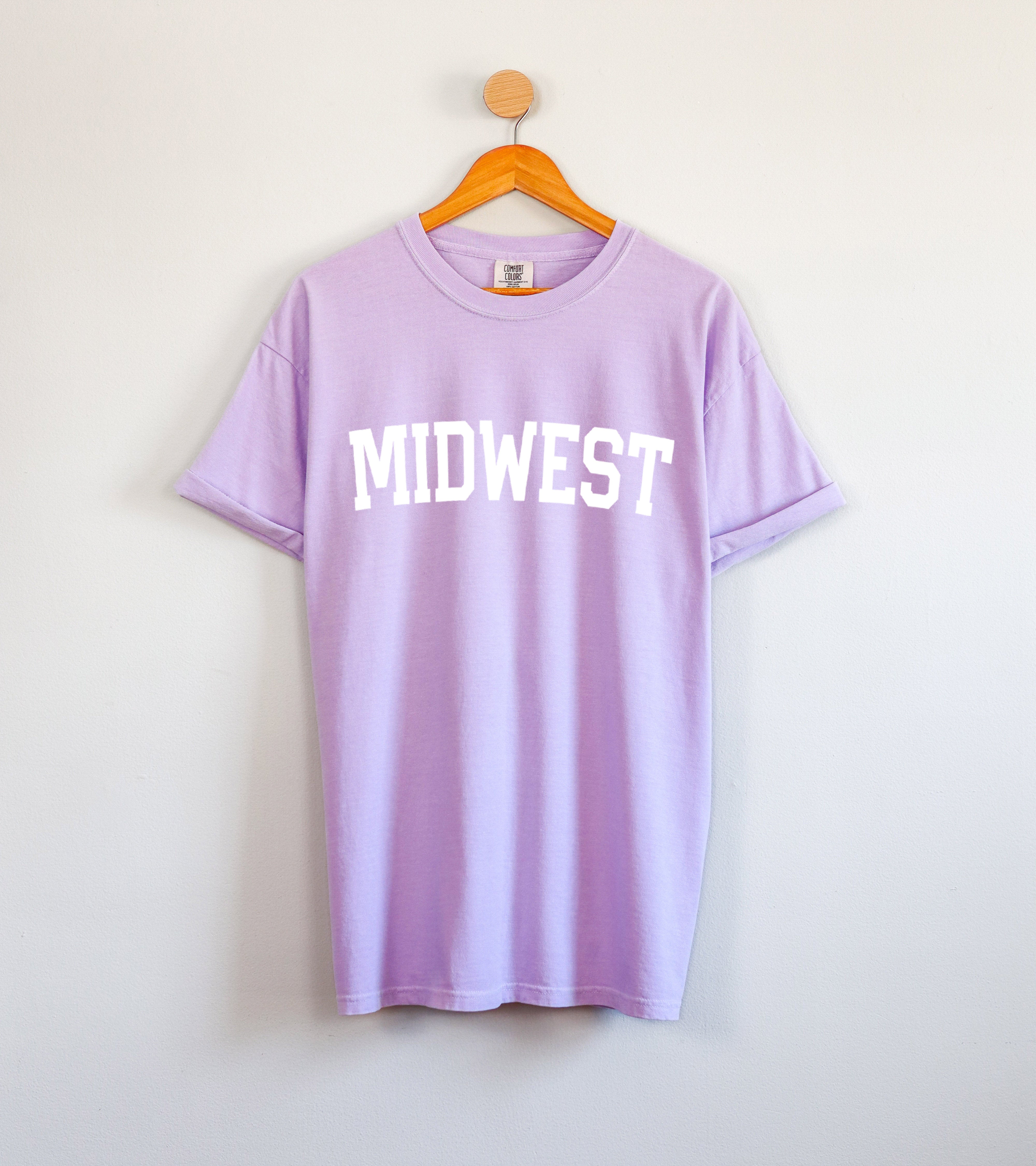 Midwest State City College Comfort Colors T Shirt Vacation Beach Lake Summer