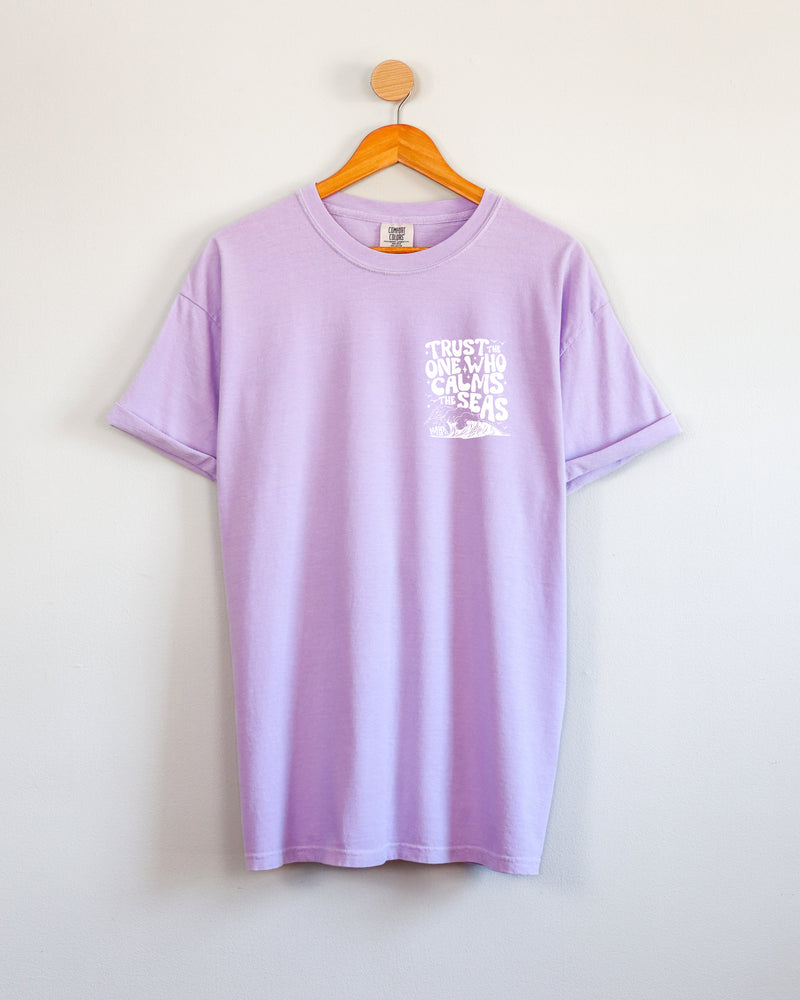 Trust the One Who Calms the Seas (Mark 4:35-41) Vacation Summer Lake Ocean Tees