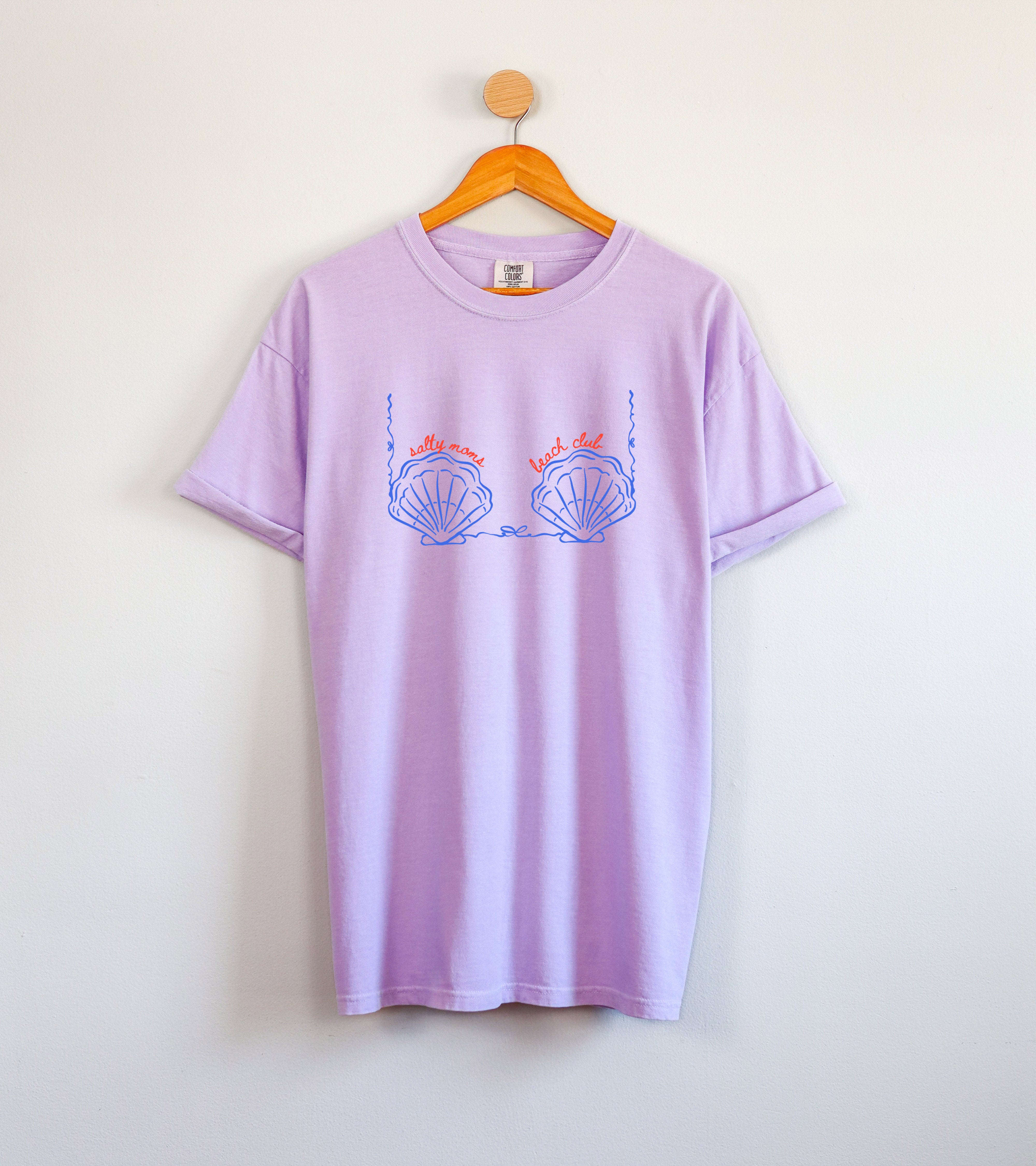 Seashell Cute Funny Beach Comfort Colors T Shirt Vacation Beach Lake Summer