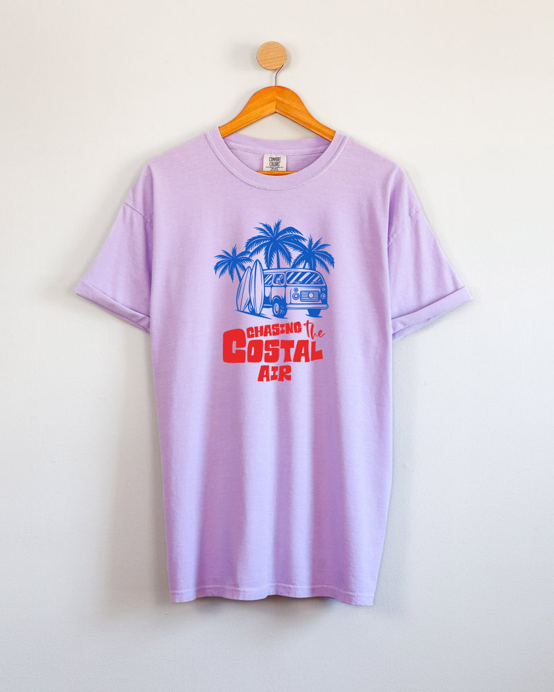 Chasing the ocean air Beach Nature Comfort Colors T Shirt Vacation Lake Summer