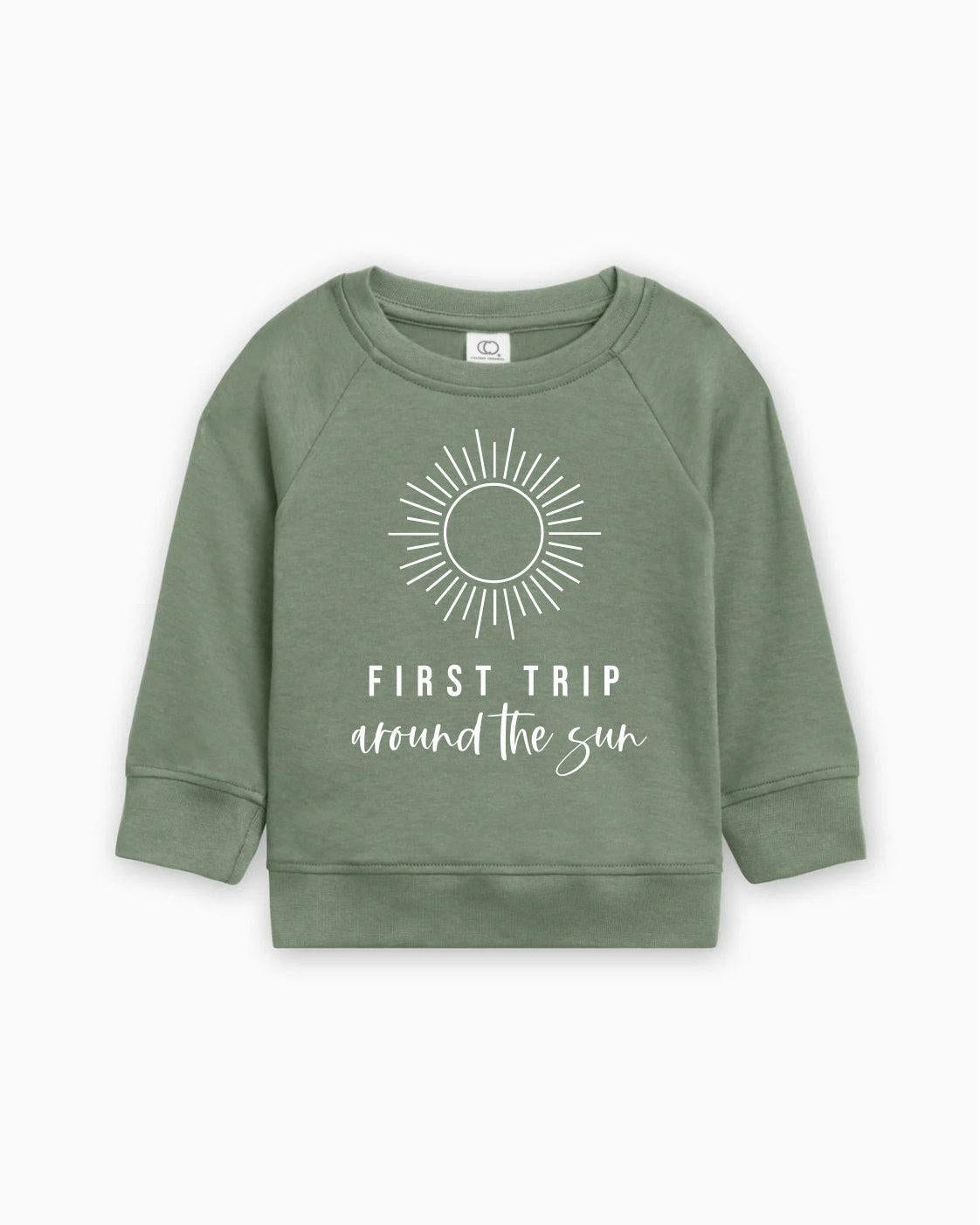 First Trip Around The Sun Organic Cotton Pullover