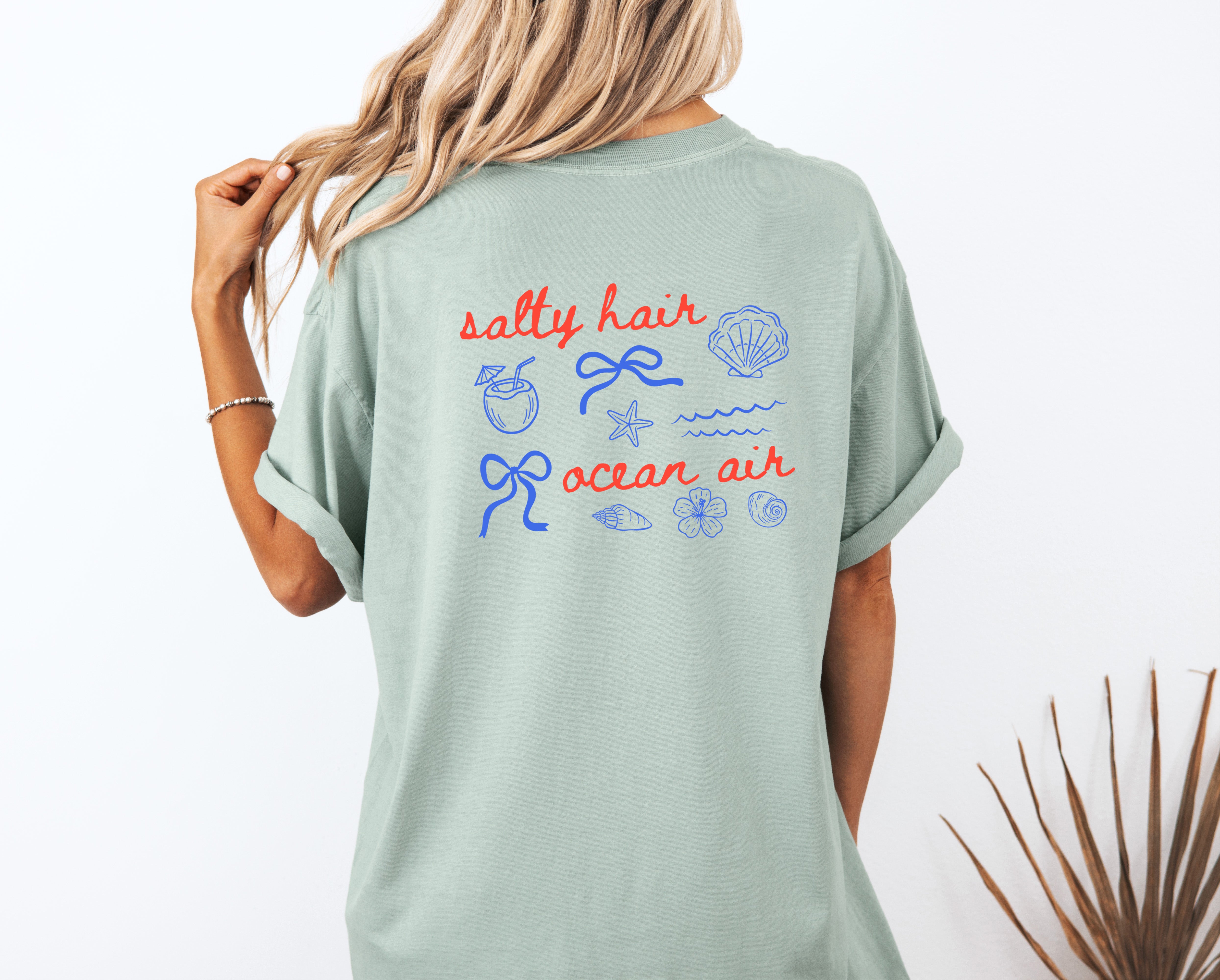 Seashell Cute Funny Beach Comfort Colors T Shirt Vacation Beach Lake Summer