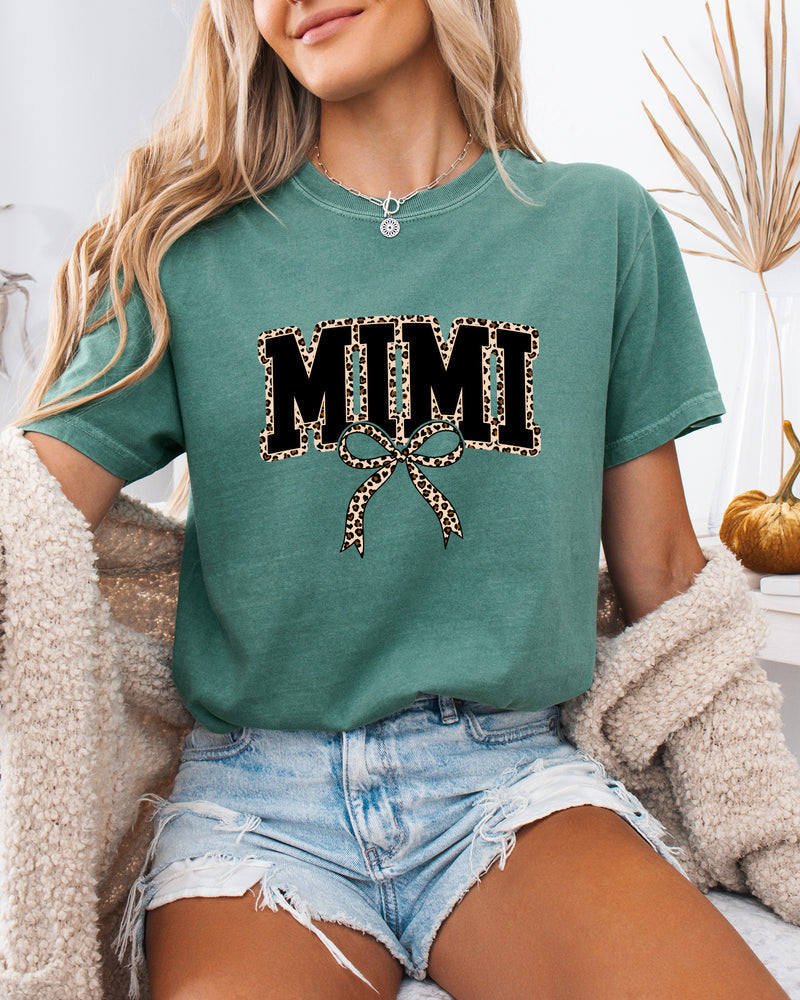 Mimi Leopard Grandma Comfort Colors Garment Dyed T Shirt