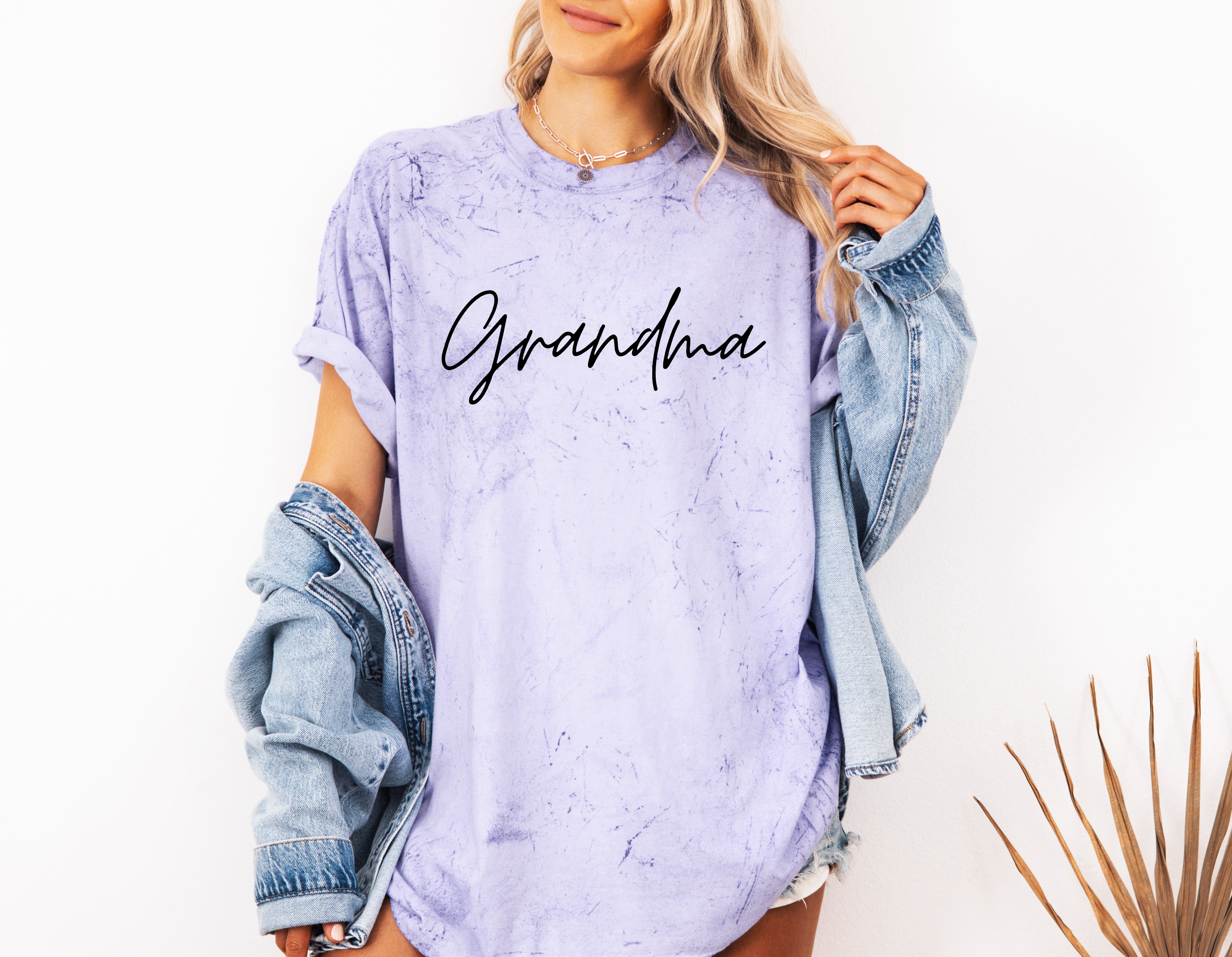 Grandma Comfort Colors Garment Dyed T Shirt (cursive)