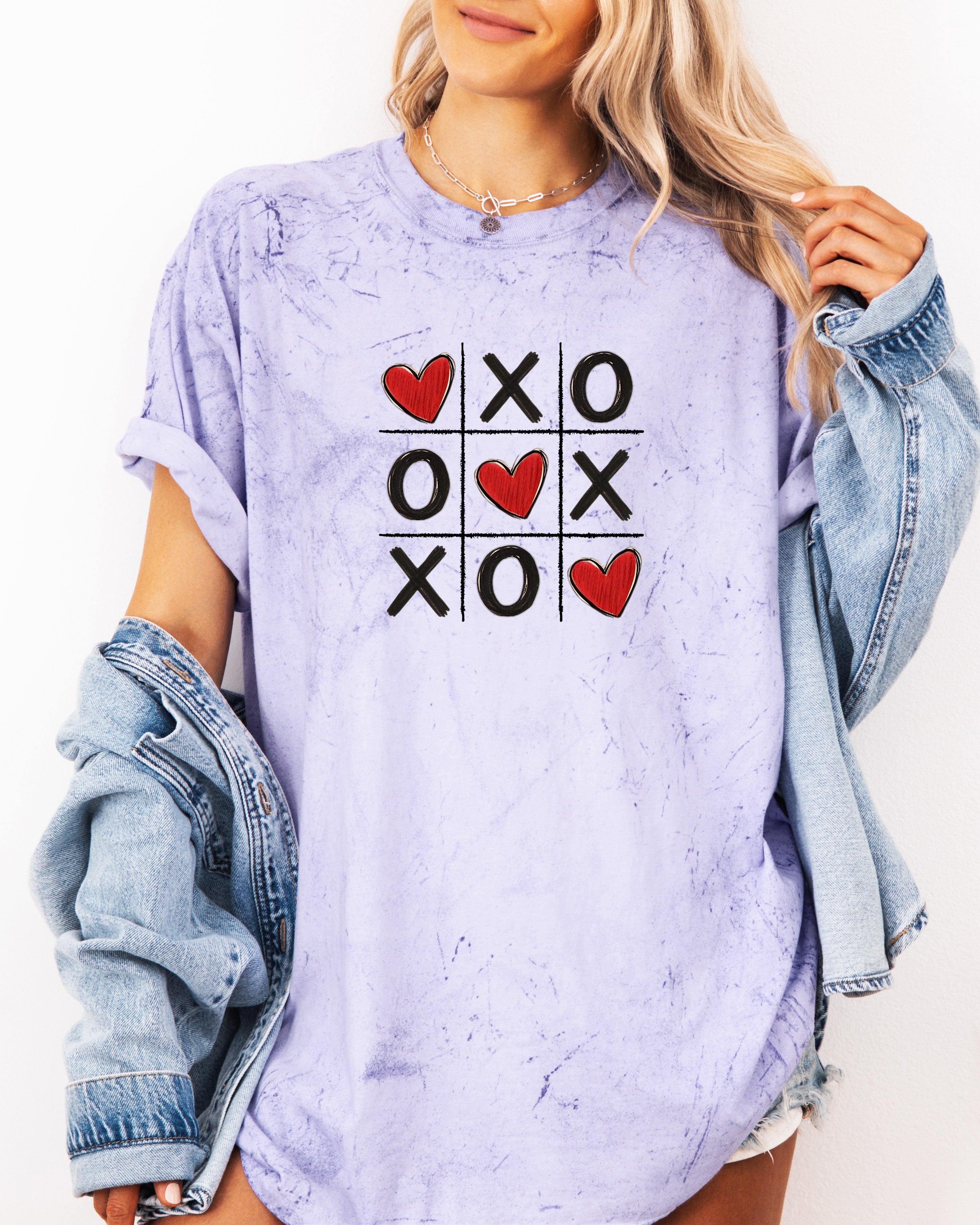 Valentine's day XOXO bingo Comfort Colors Garment Dyed T Shirt
