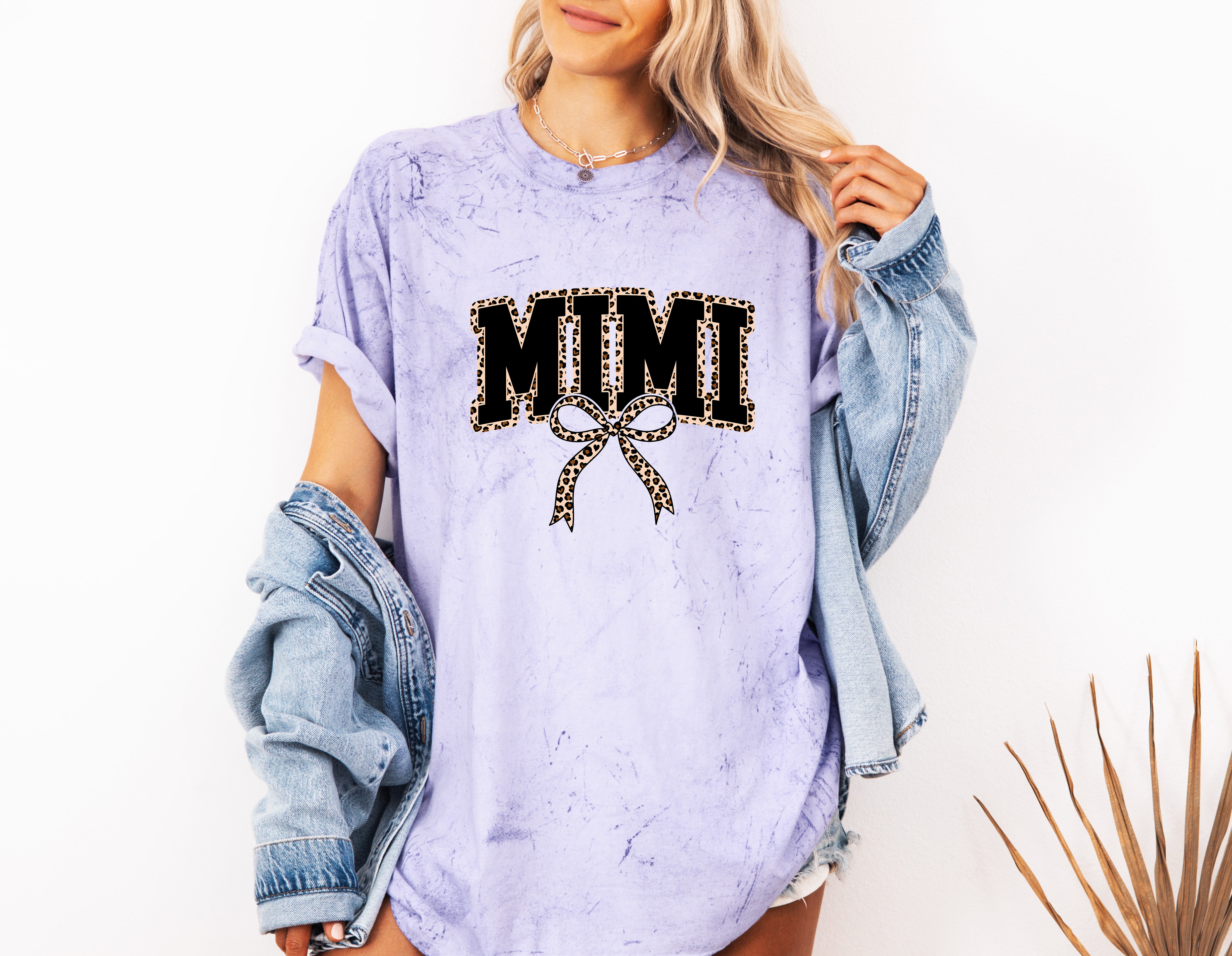 Mimi Leopard Grandma Comfort Colors Garment Dyed T Shirt
