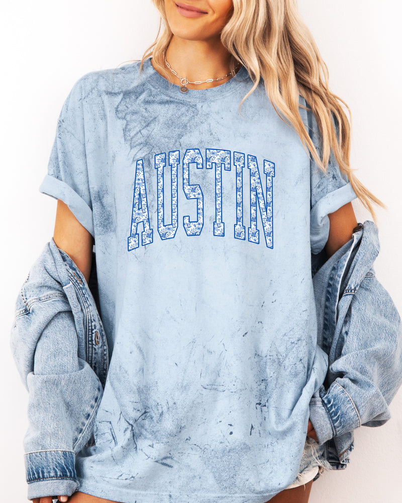 Austin Texas State City College Comfort Colors T Shirt