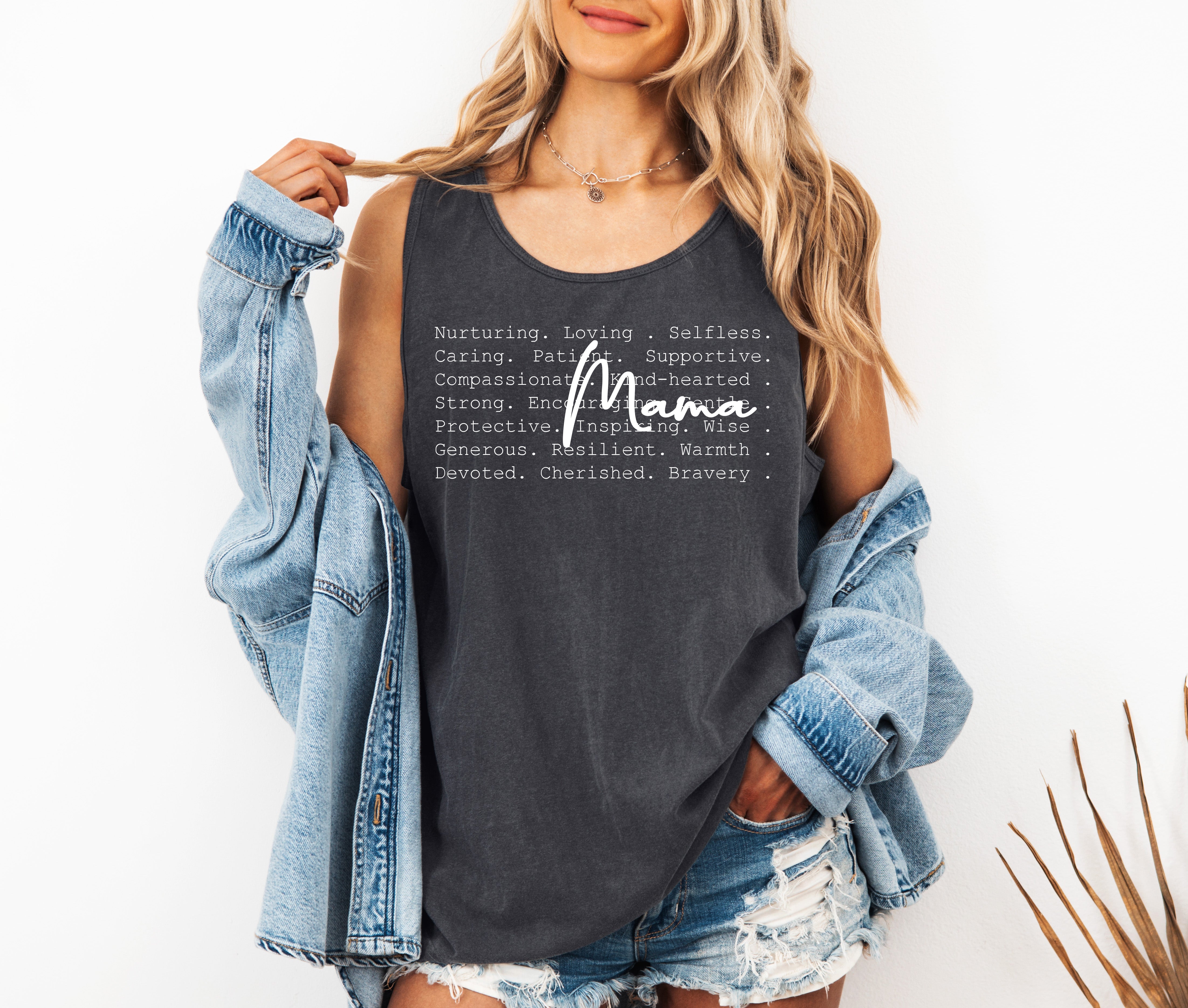 Mama Comfort Colors Tank Top (definition)