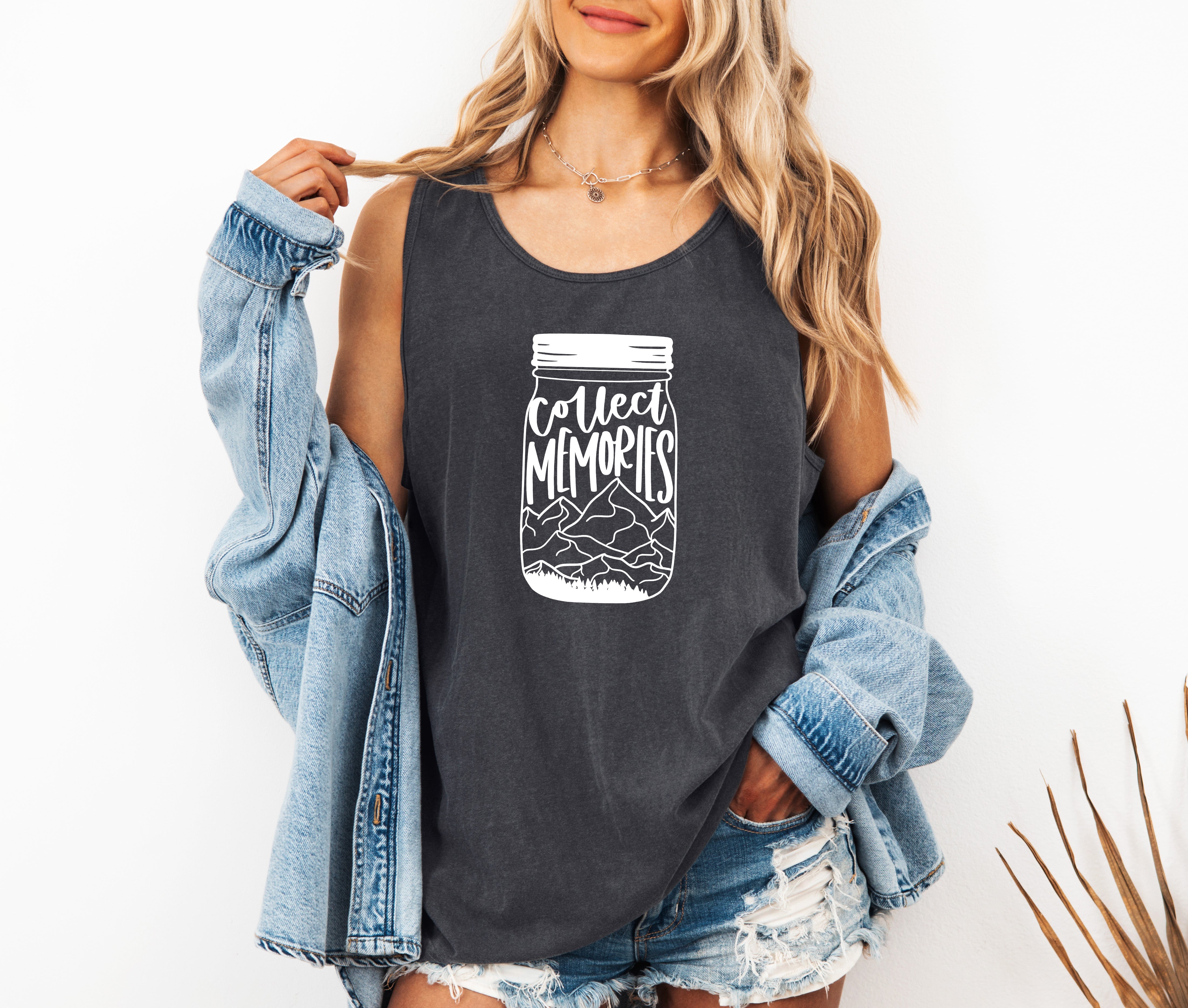 Comfort Colors Collect Memories Summer Tank Top Women Unisex