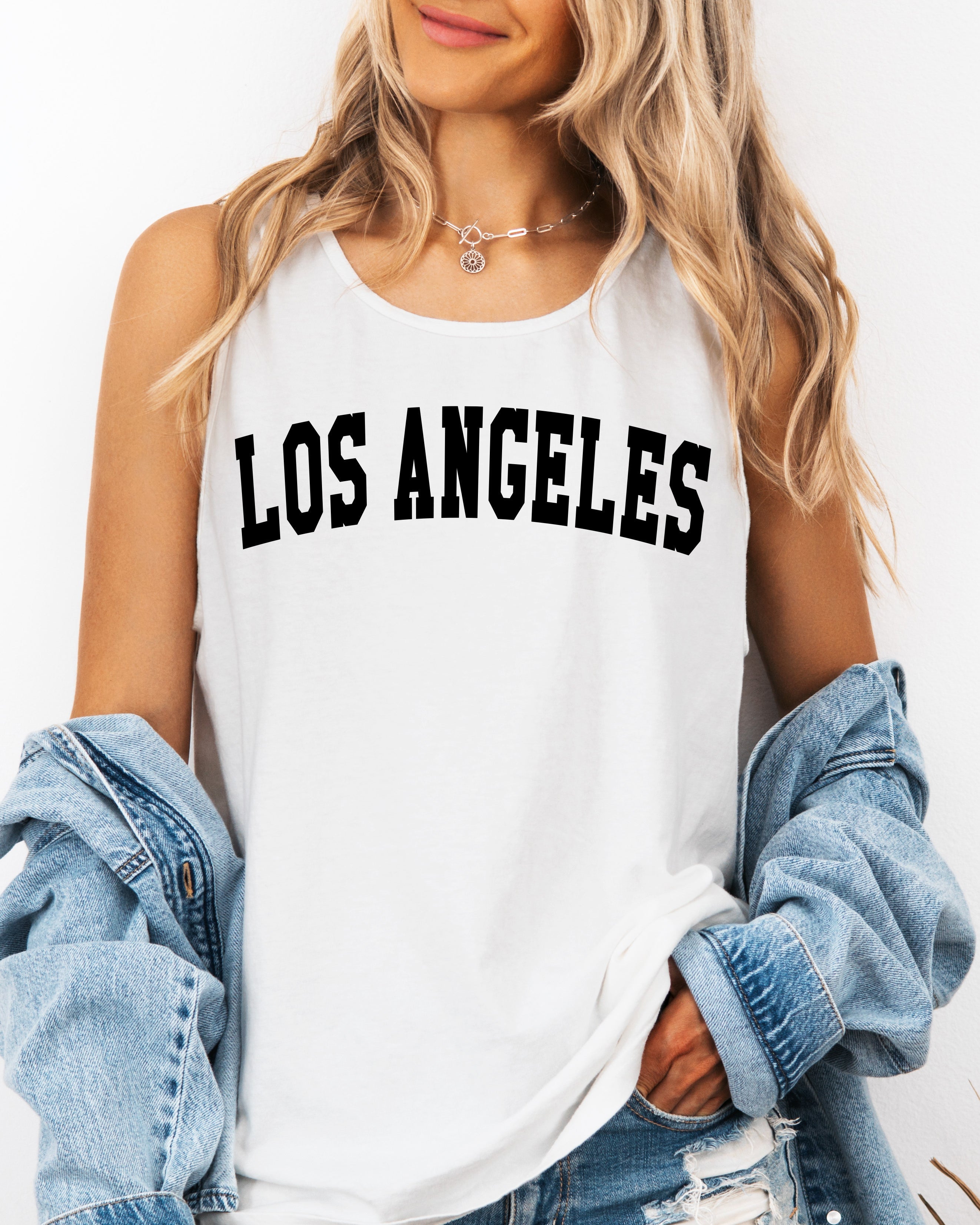 Los Angeles LA California Western State City Comfort Colors Tank Top – USA Travel