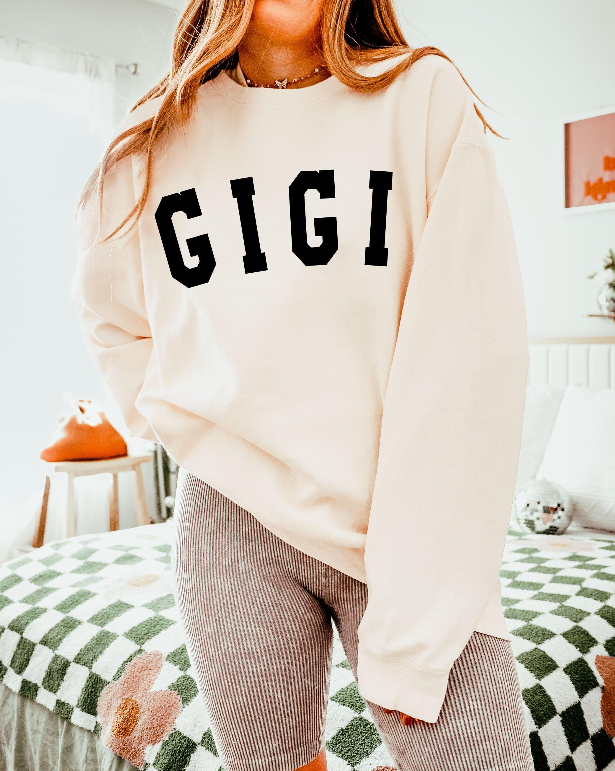 Gigi Grandma Garment Dyed Comfort Colors Sweatshirt