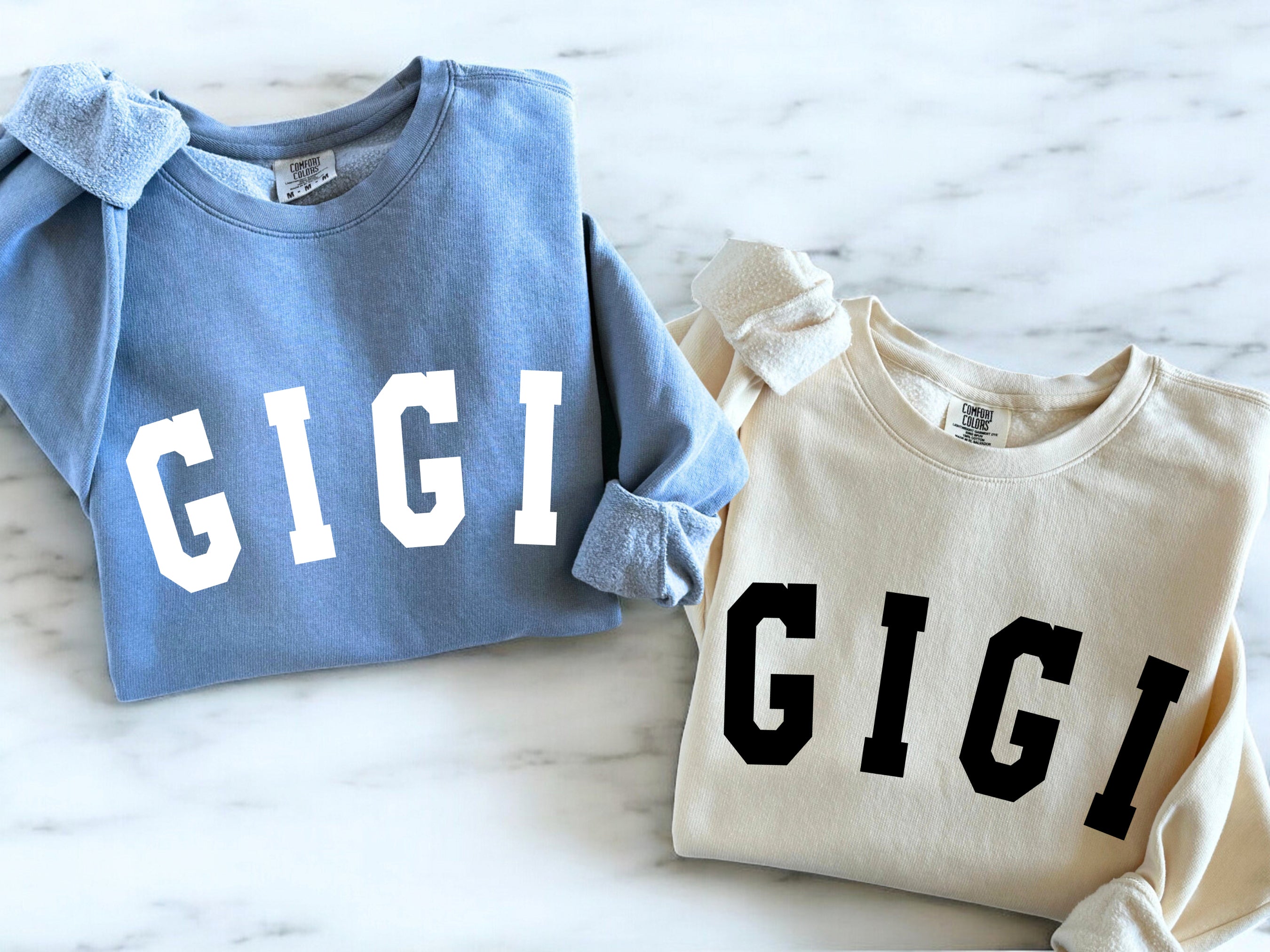 Gigi Grandma Garment Dyed Comfort Colors Sweatshirt