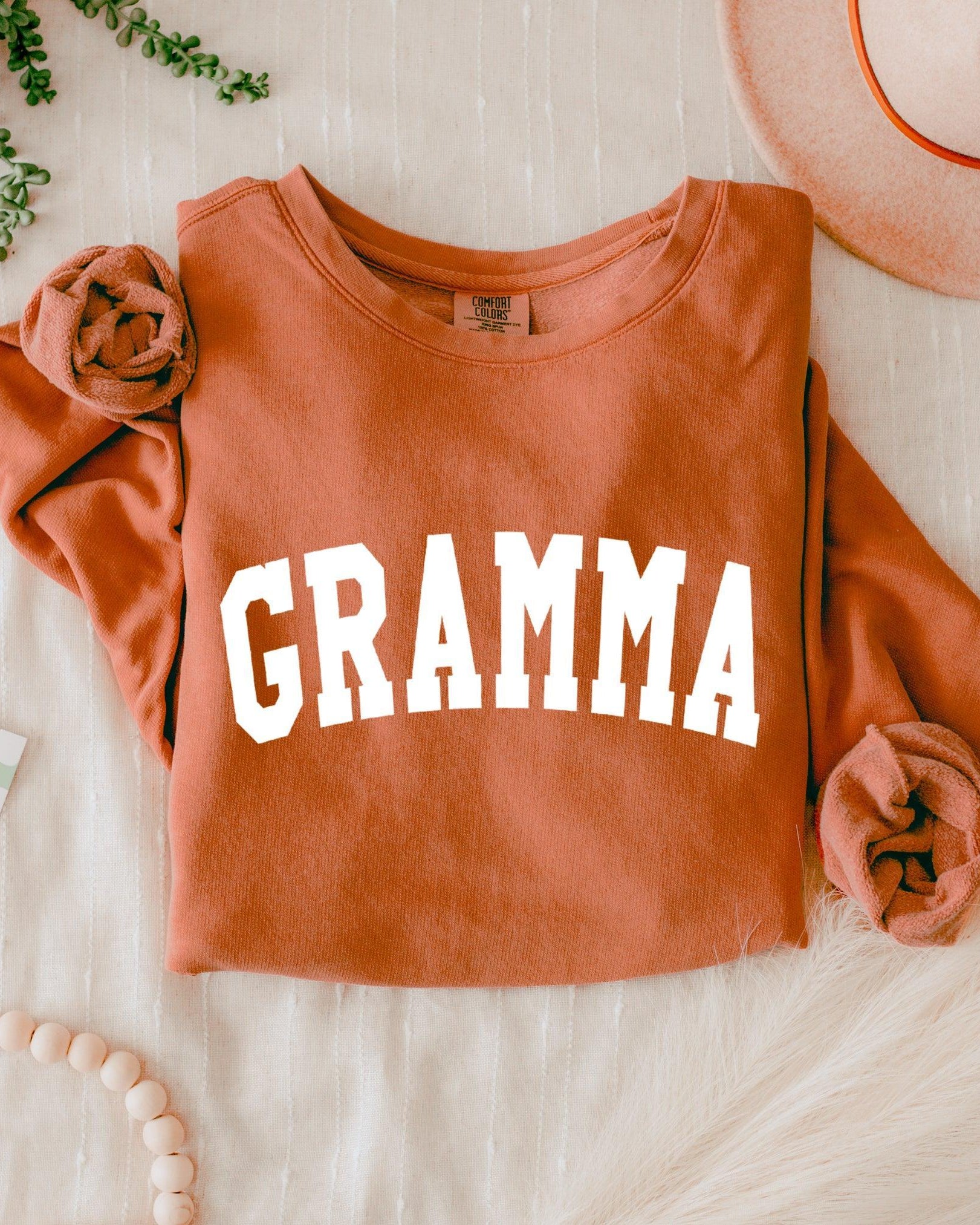Gramma Grandma Garment Dyed Comfort Colors Sweatshirt