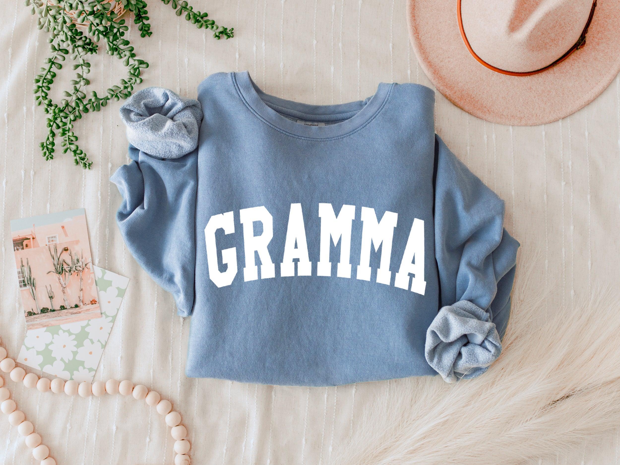 Gramma Grandma Garment Dyed Comfort Colors Sweatshirt