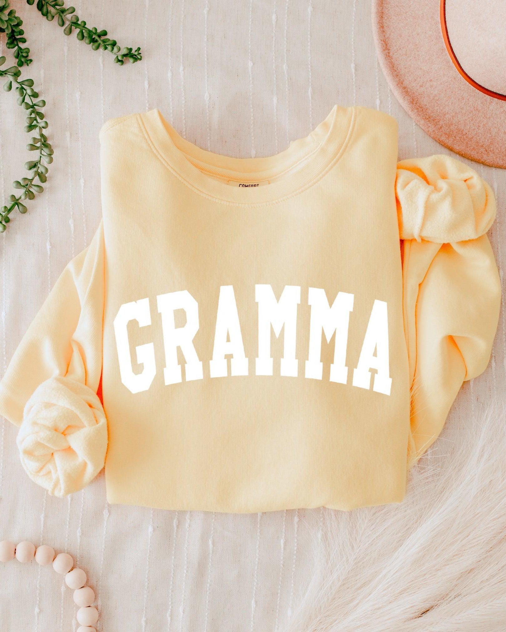Gramma Grandma Garment Dyed Comfort Colors Sweatshirt