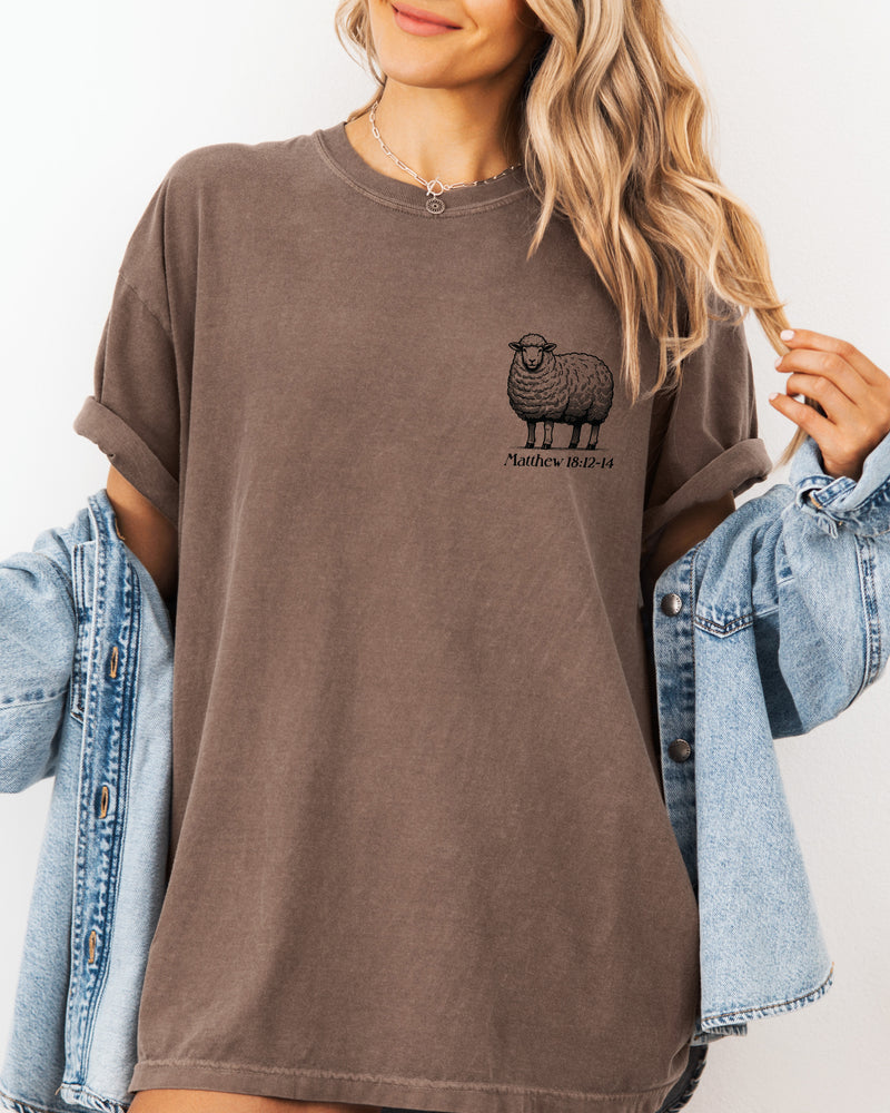 He left the 99 to find me Christian Garment Dyed T Shirt