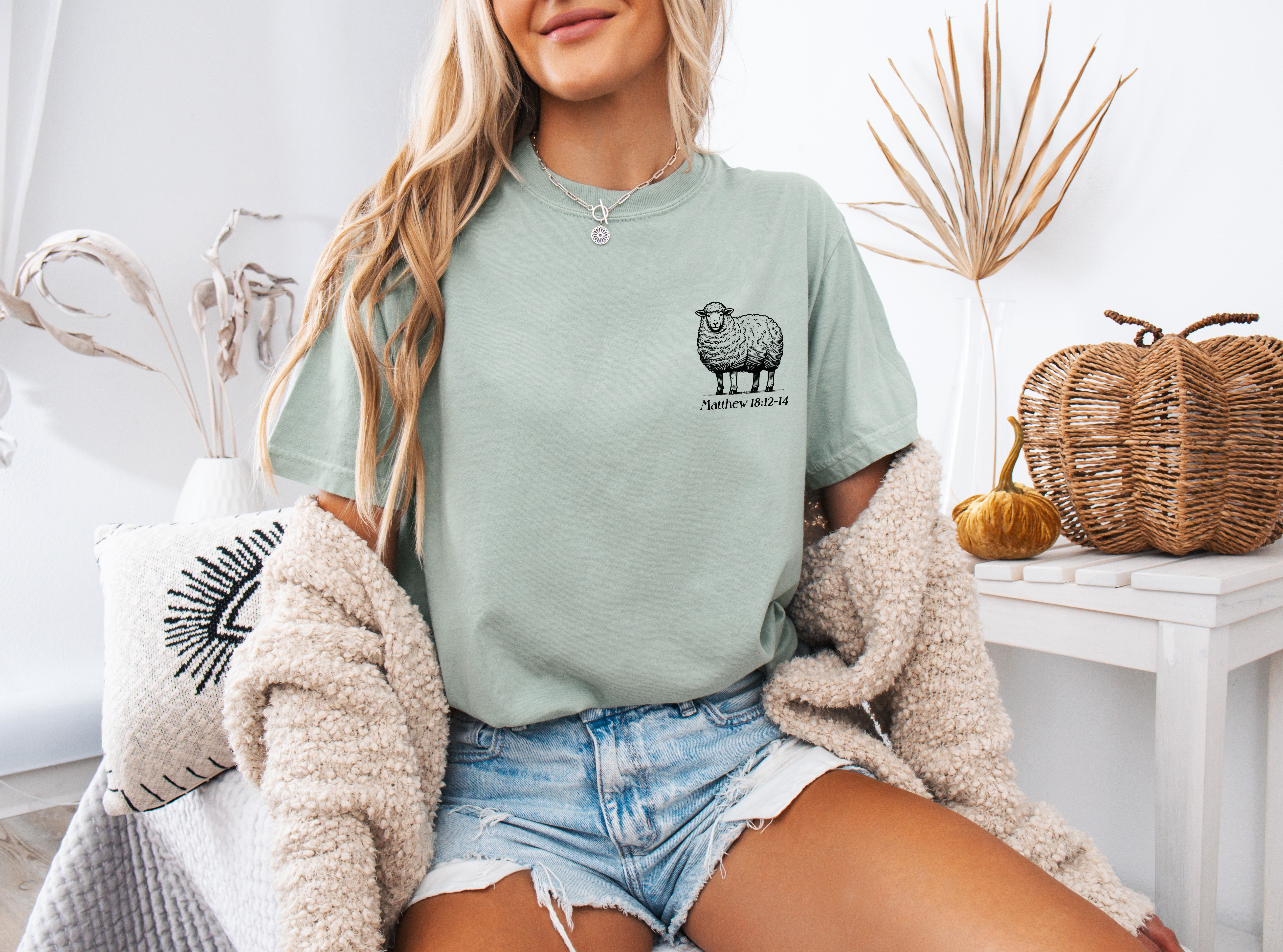 He left the 99 to find me Christian Garment Dyed T Shirt