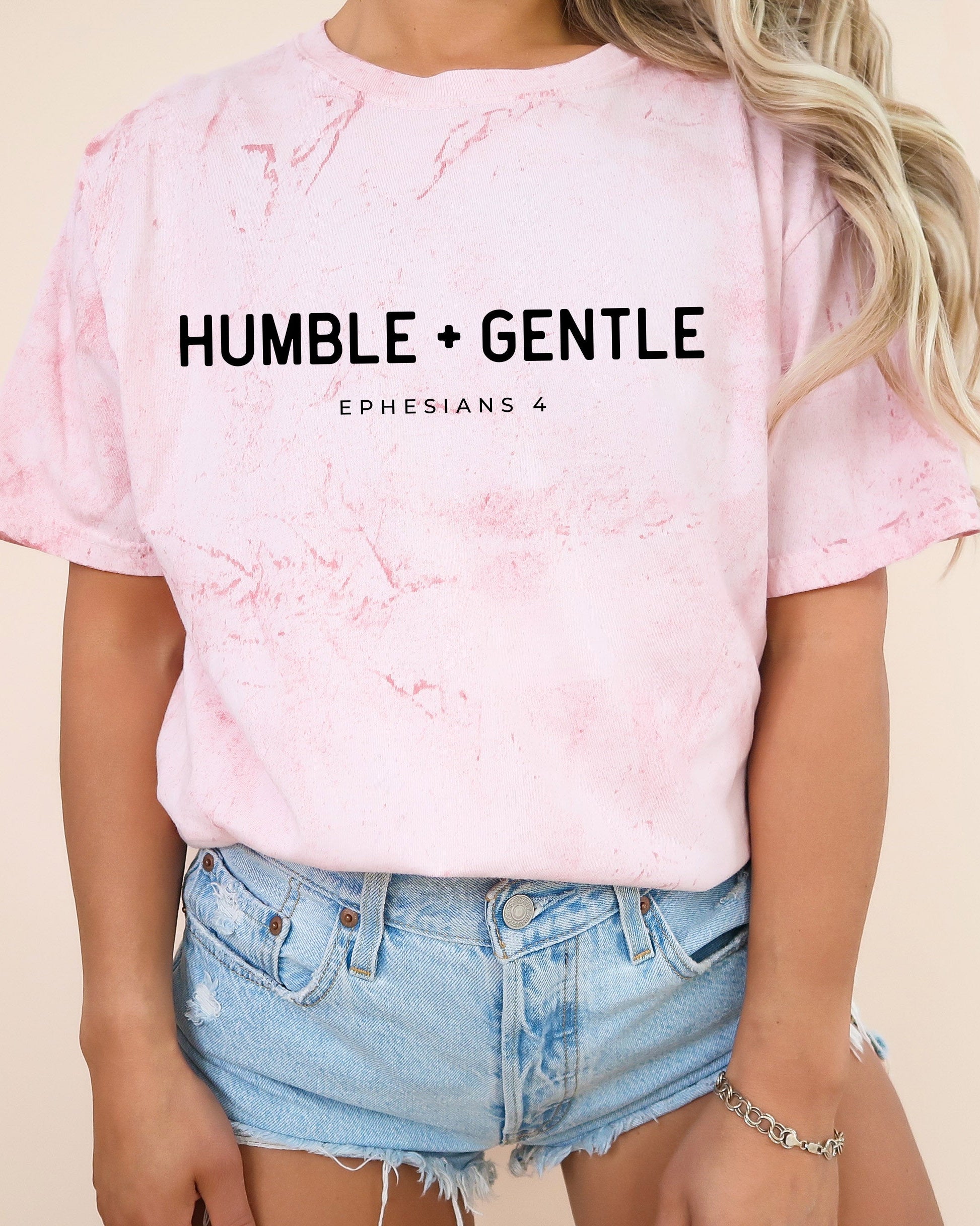 Humble and Gentle Christian Comfort Colors Garment Dyed T Shirt