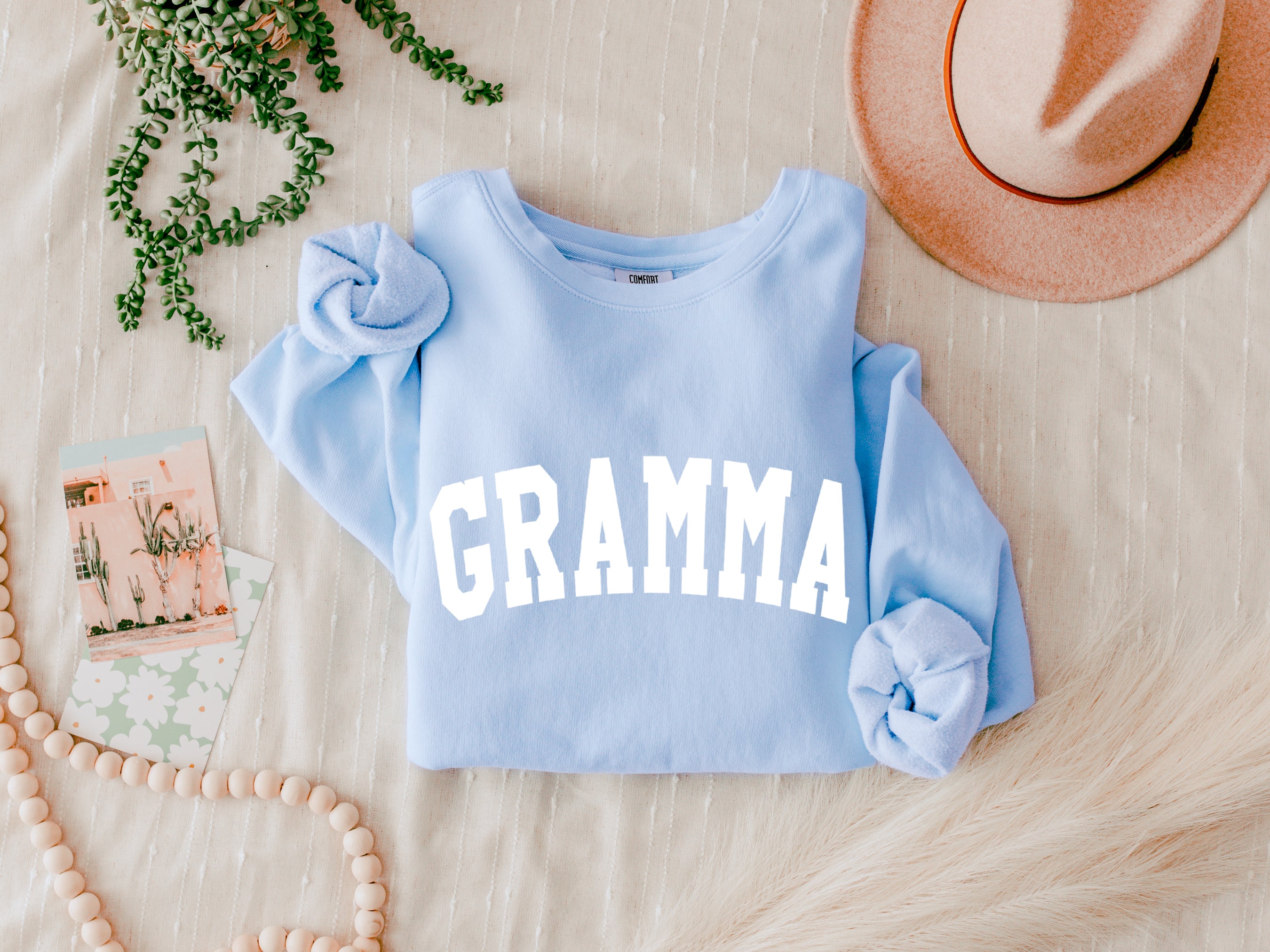 Gramma Grandma Garment Dyed Comfort Colors Sweatshirt