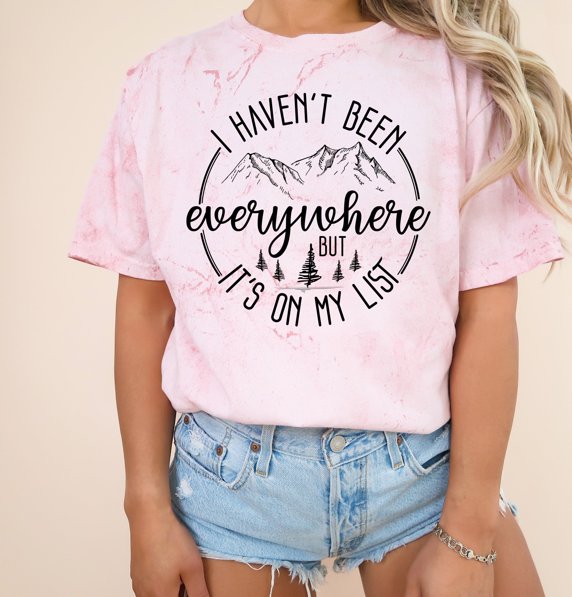 I haven't been everywhere Camping Hiking Comfort Colors T Shirt