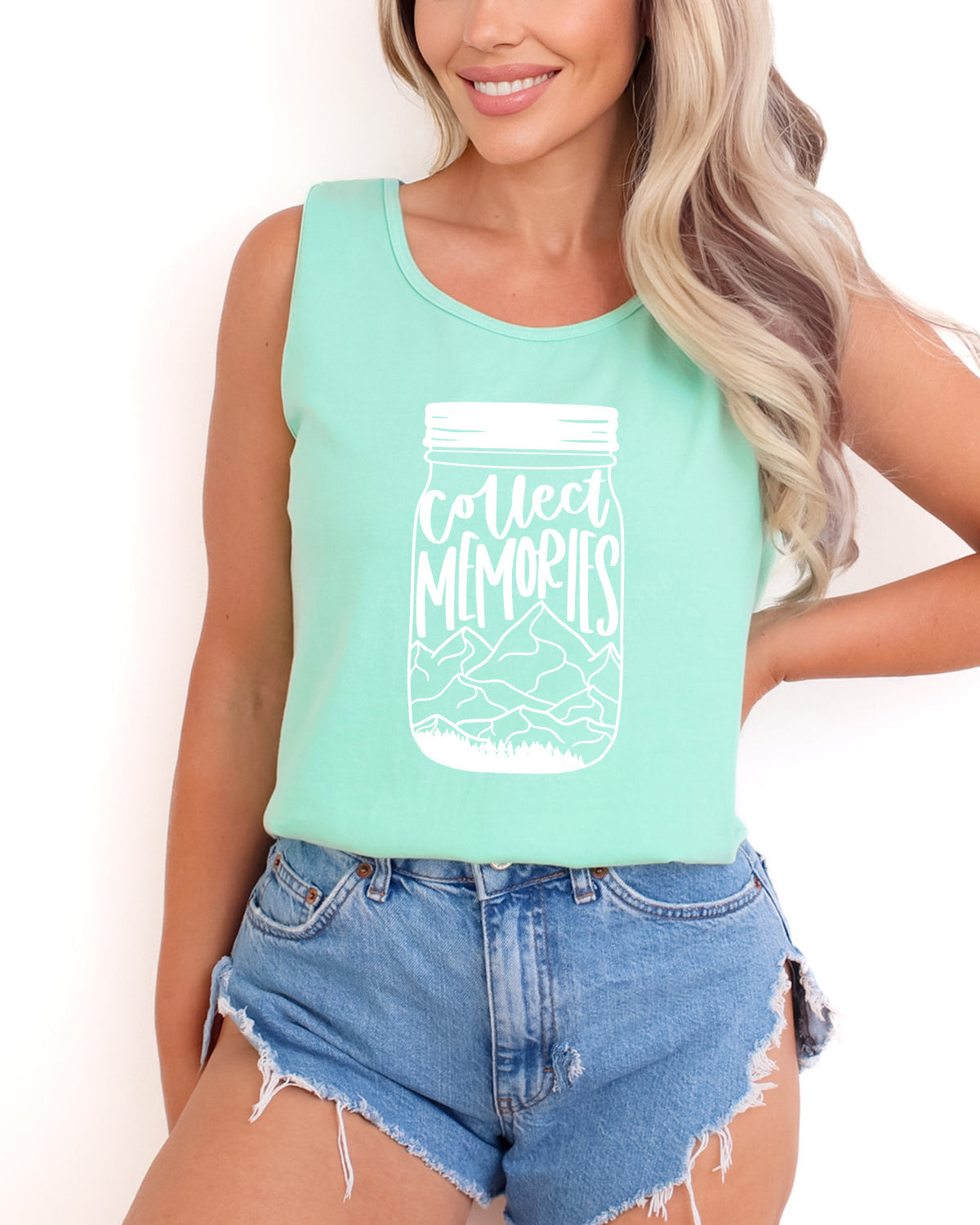 Comfort Colors Collect Memories Summer Tank Top Women Unisex