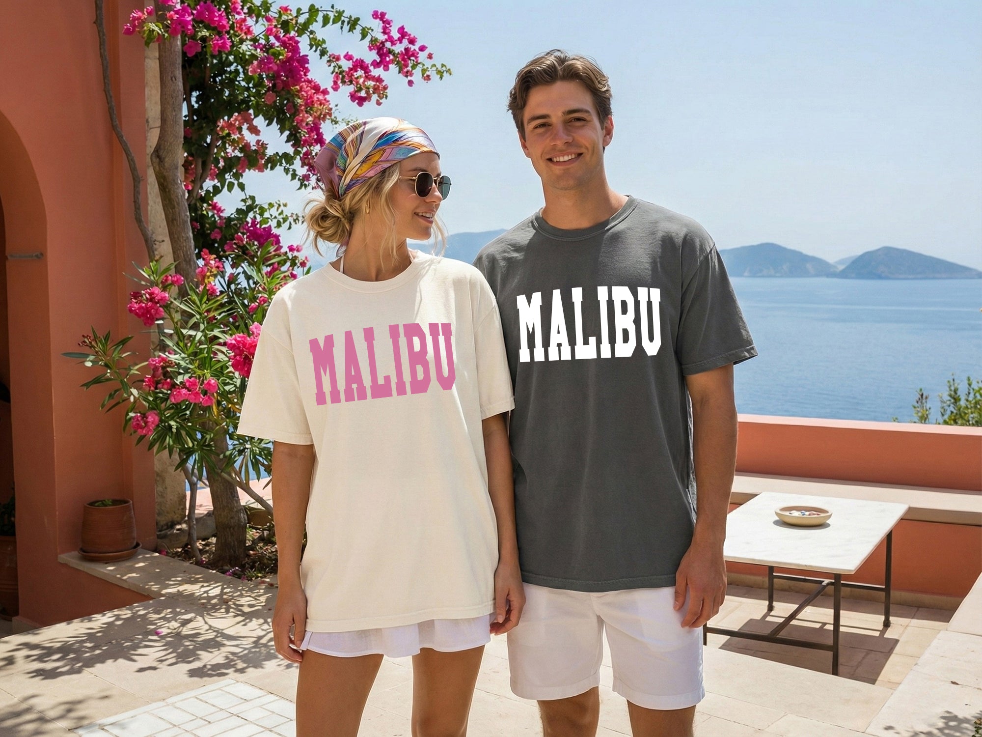 Malibu State City College Comfort Colors T Shirt Vacation Beach Lake Summer