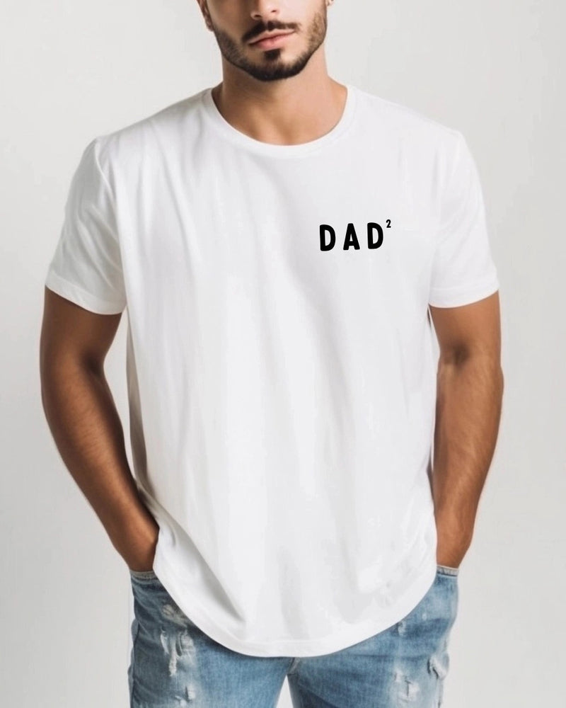 Dad of Two Comfort Colors T Shirt (squared 2) Father's day