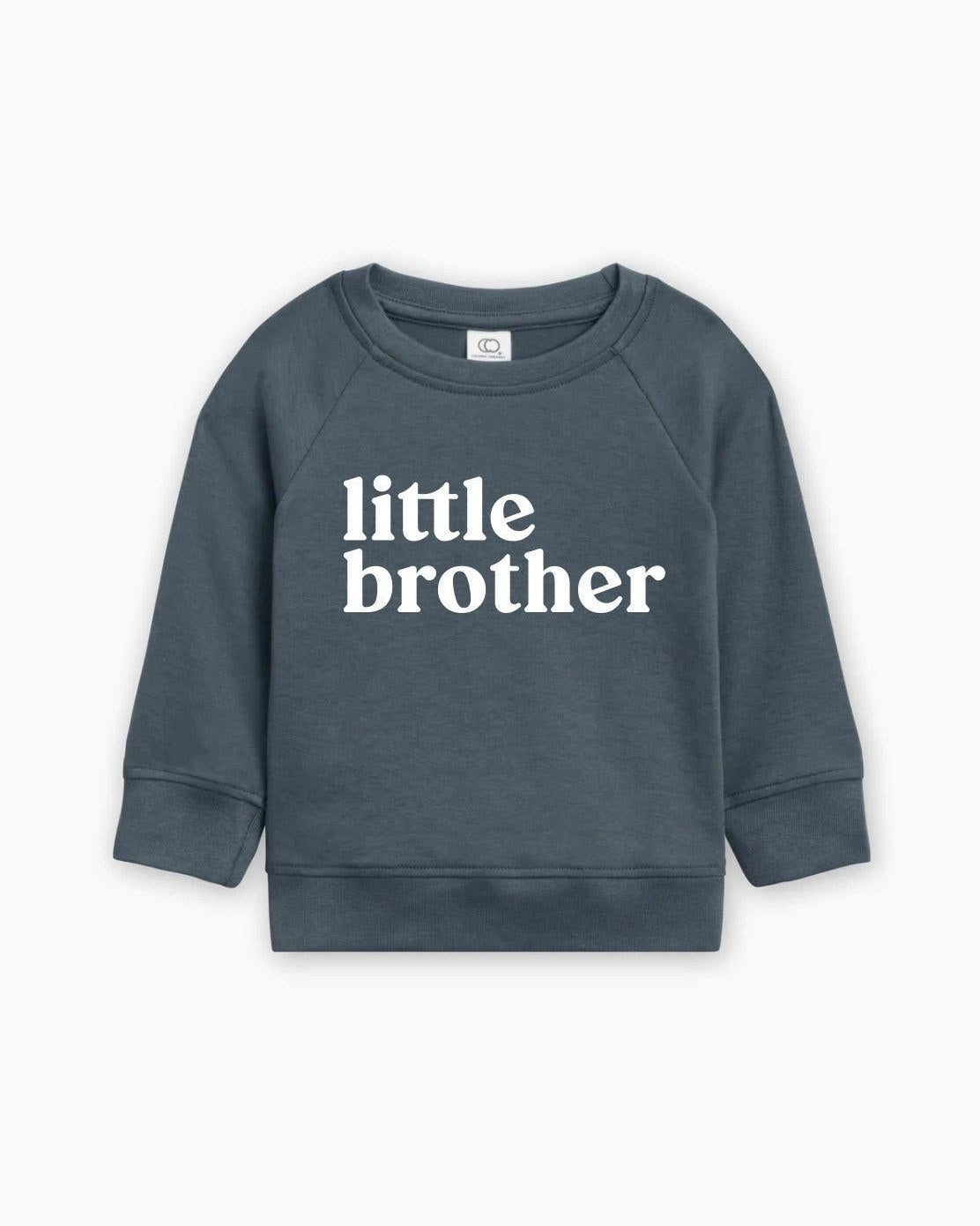 Little Brother Organic Cotton Baby Toddler Boy Pullover (Serif)