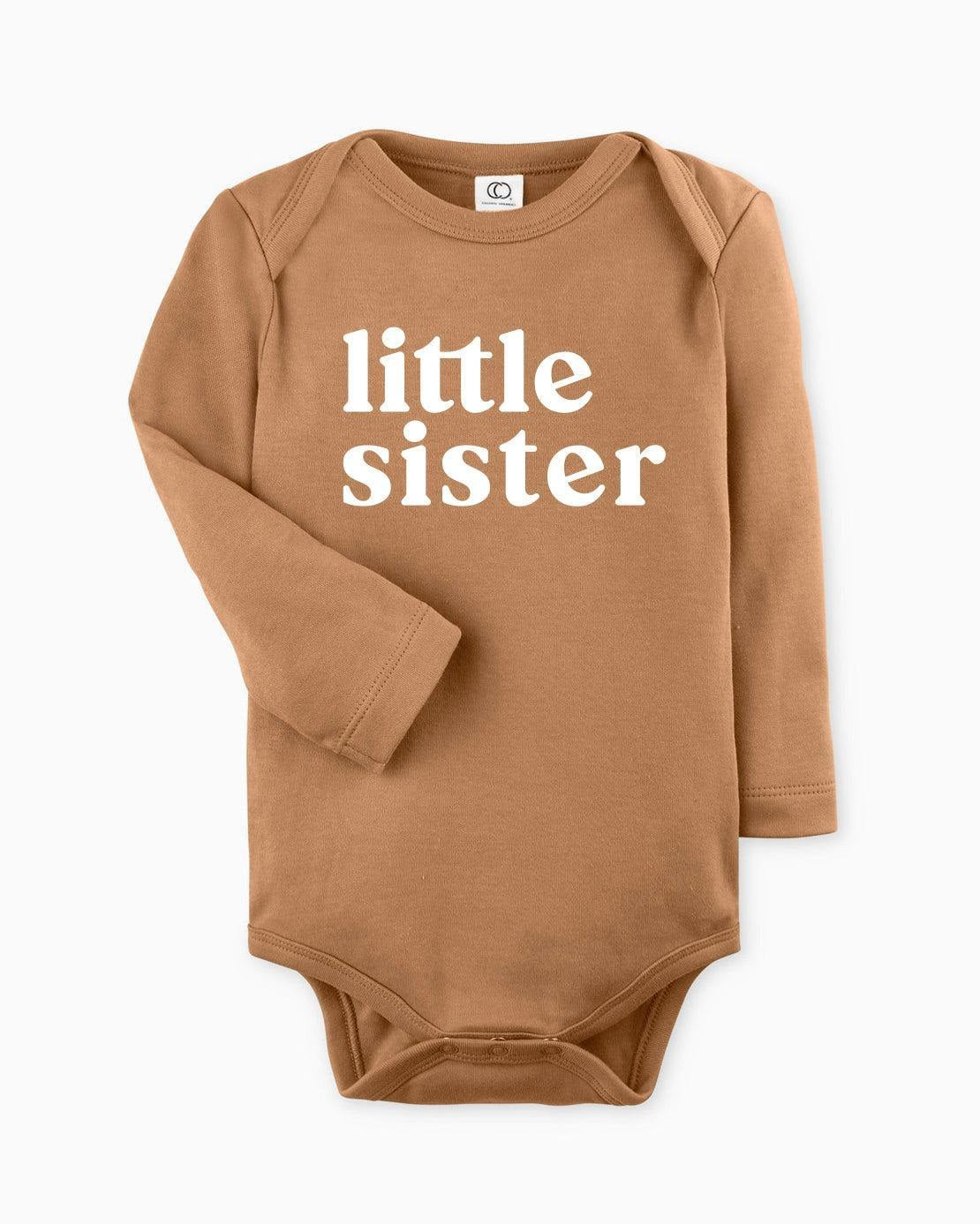 Little Sister Organic Cotton bodysuit (Serif)