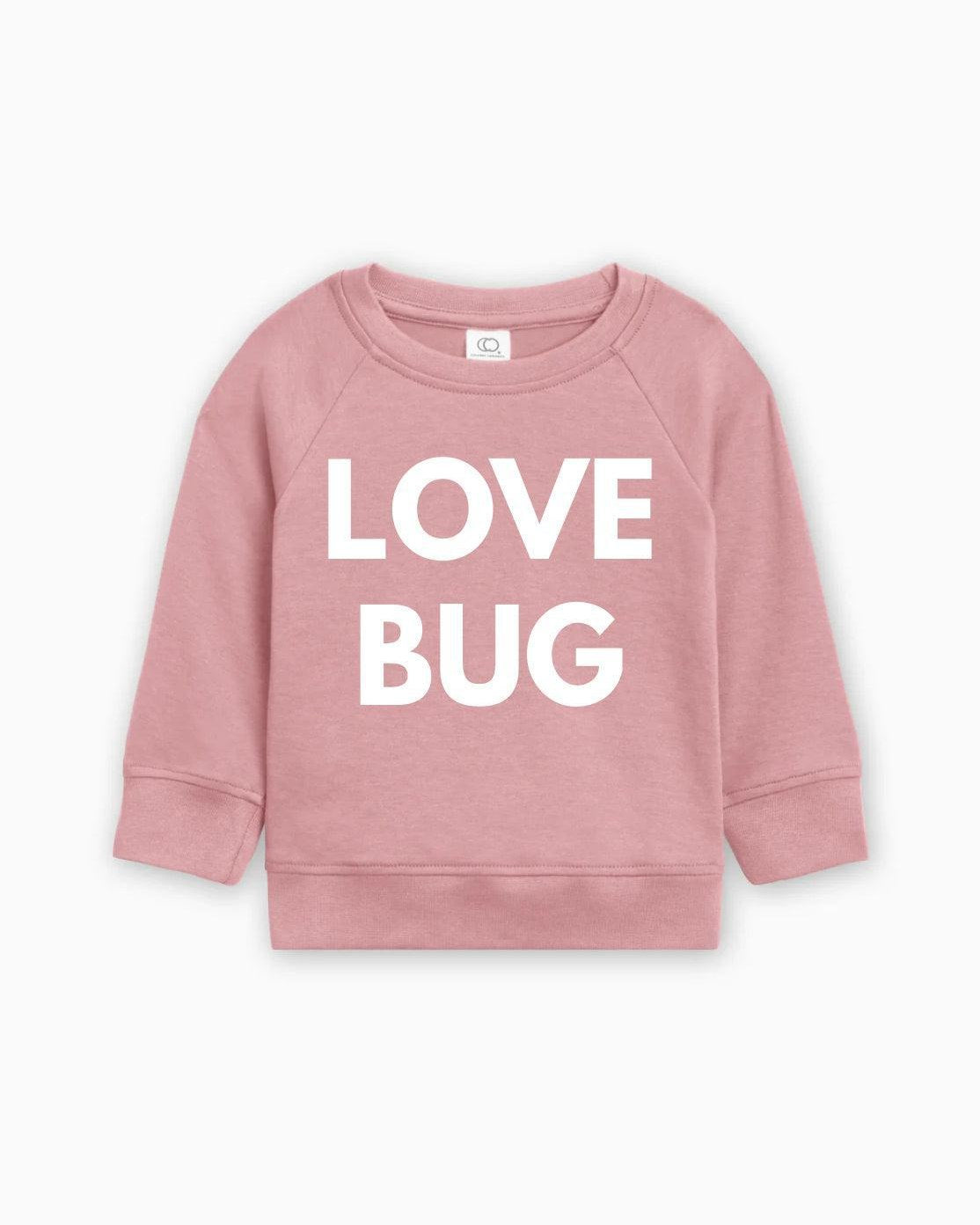 Love Bug Organic Cotton Baby Toddler Valentine Day Pullover