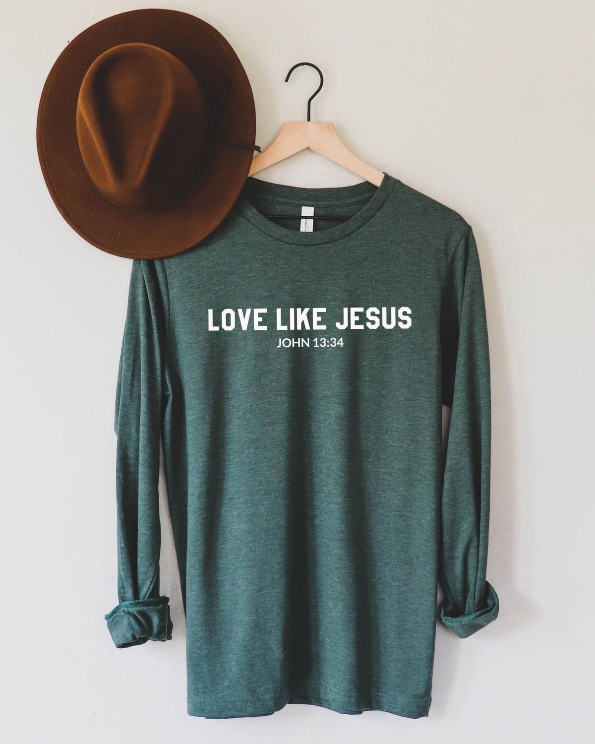 Love Like Jesus Christian Long sleeve shirt | Bible verse Jesus shirts