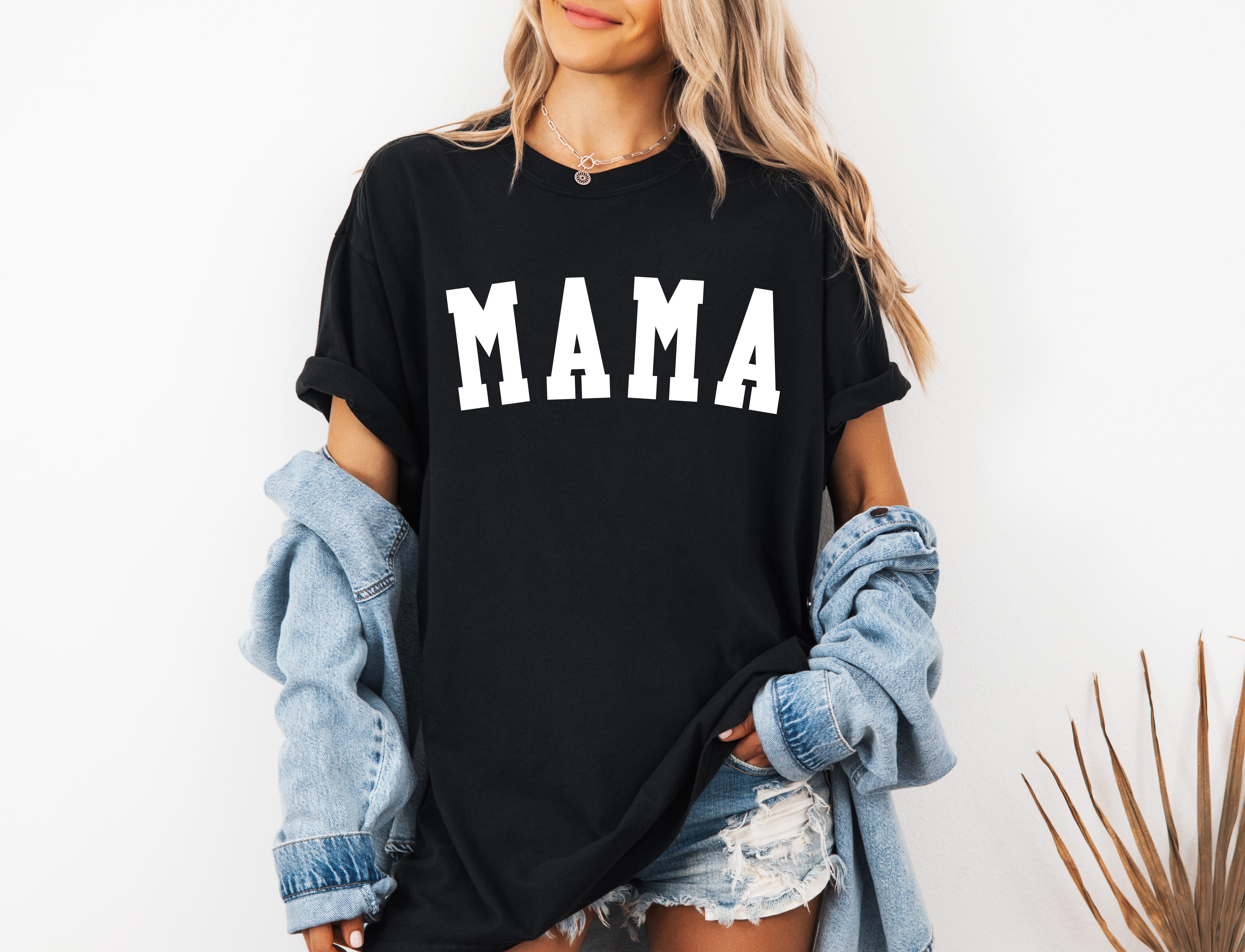 Mama Comfort Colors Graphic Tees (Condensed Font)