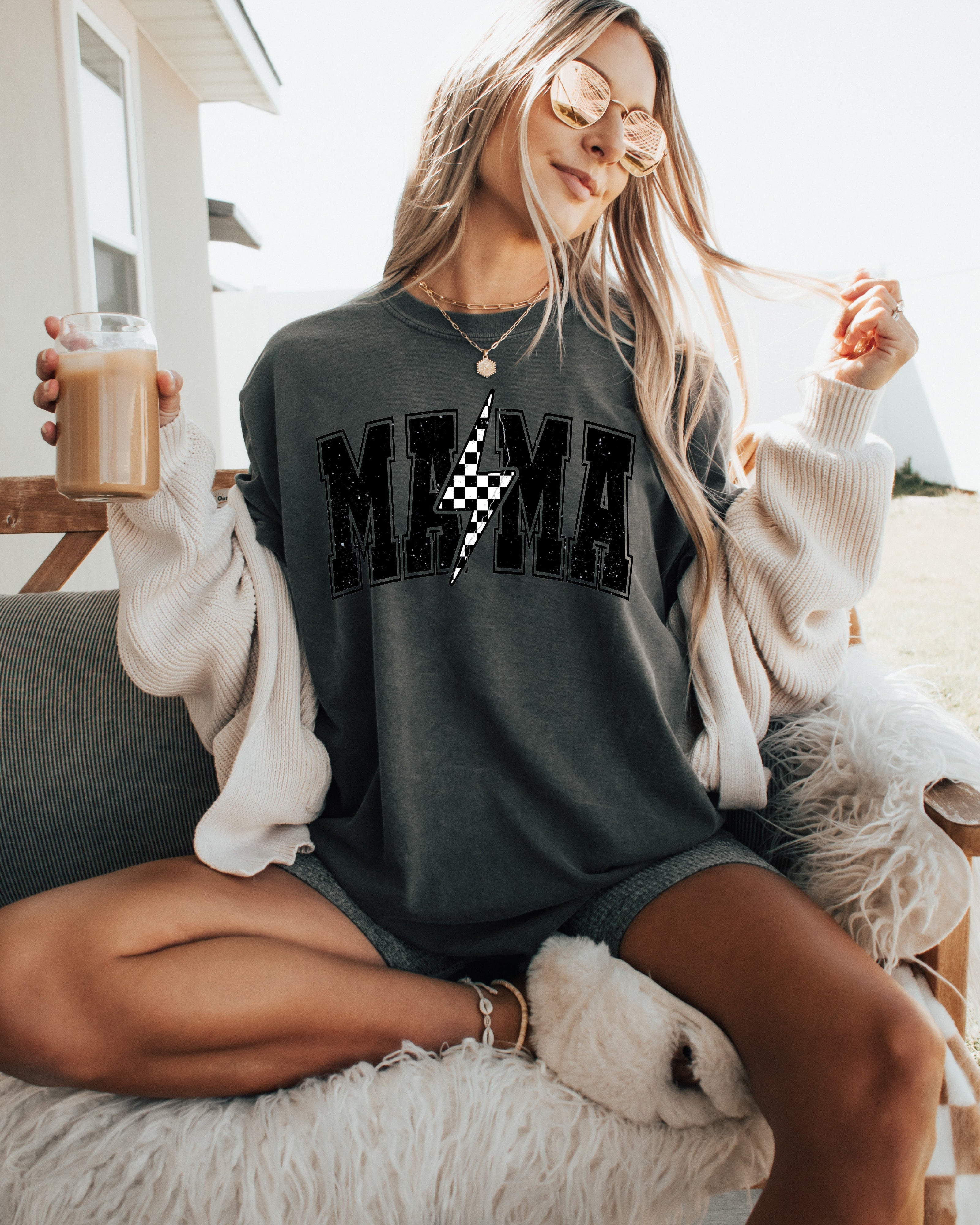 Mama Comfort Colors Graphic Tees (Lightning Condensed)
