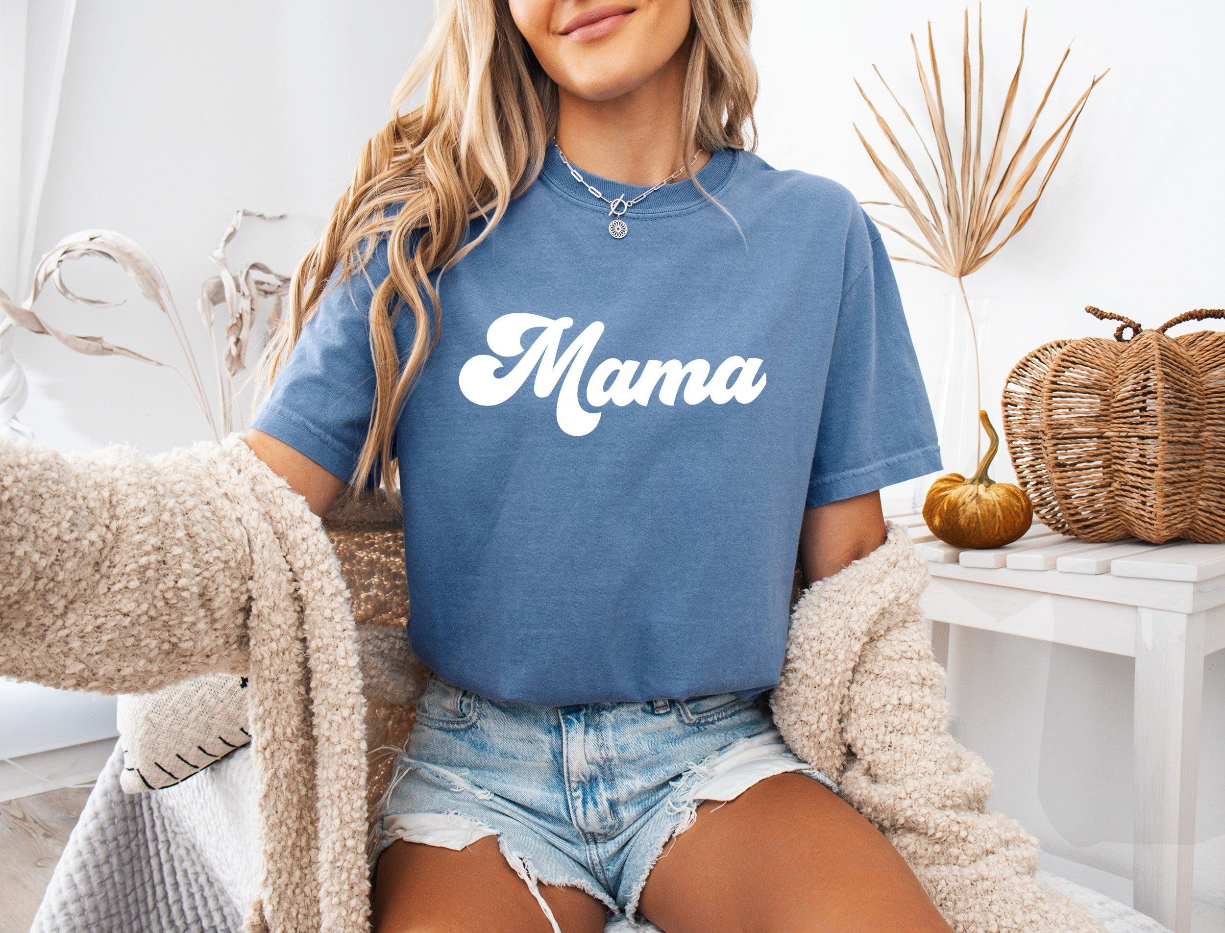 Mama Comfort Colors T Shirt (Groovy)