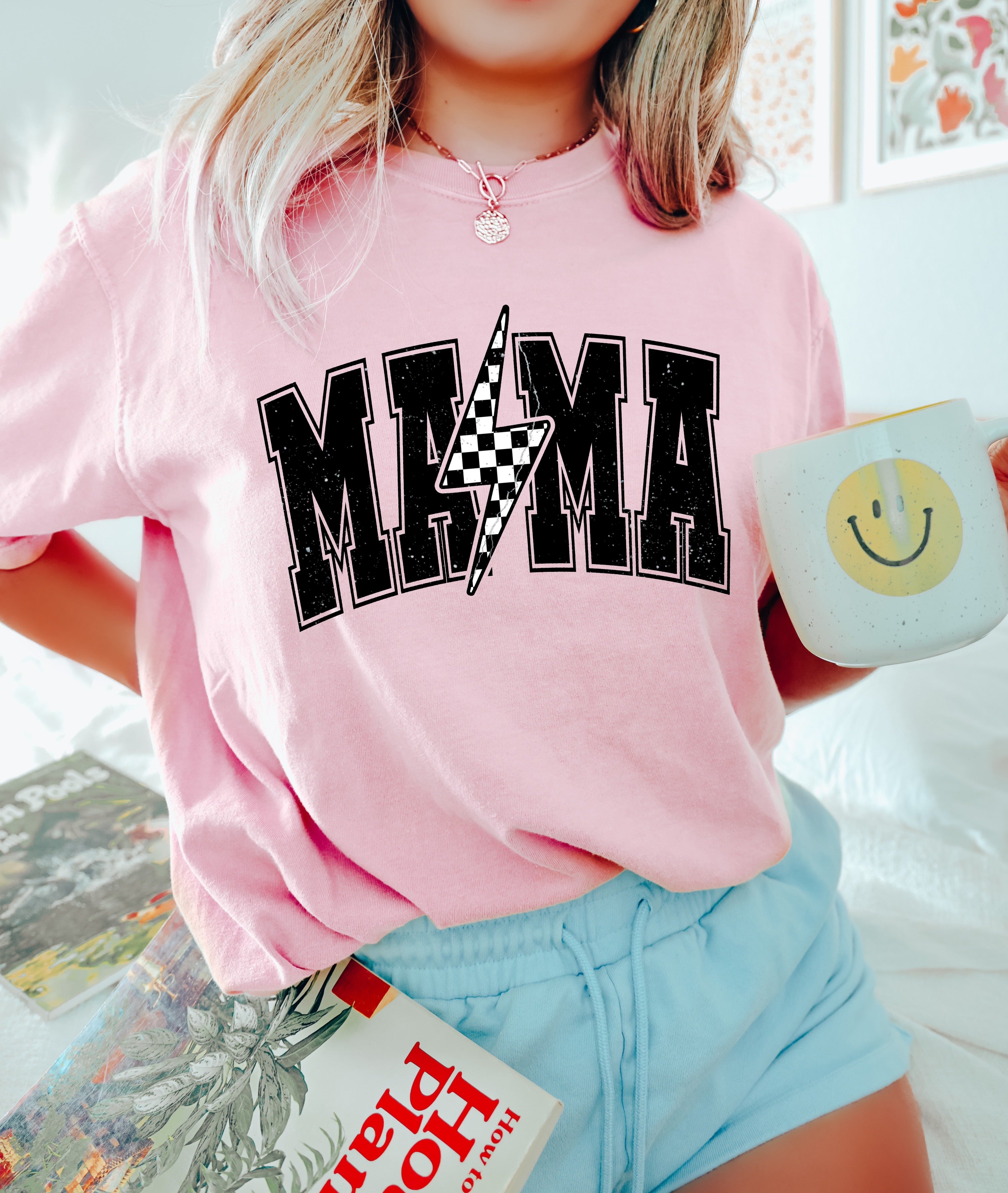 Mama Comfort Colors T Shirt (Lightning Condensed)
