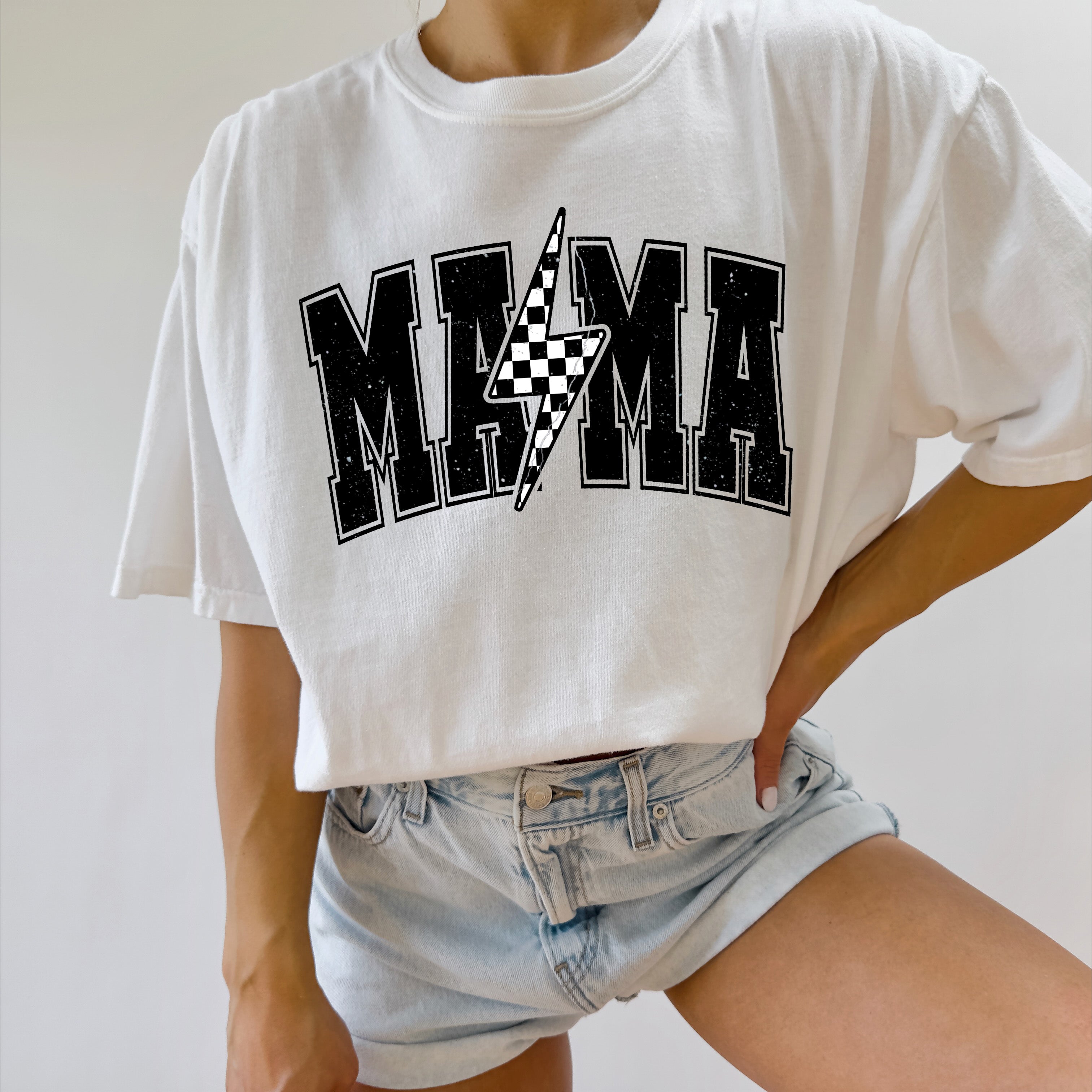 Mama Comfort Colors T Shirt (Lightning Condensed)