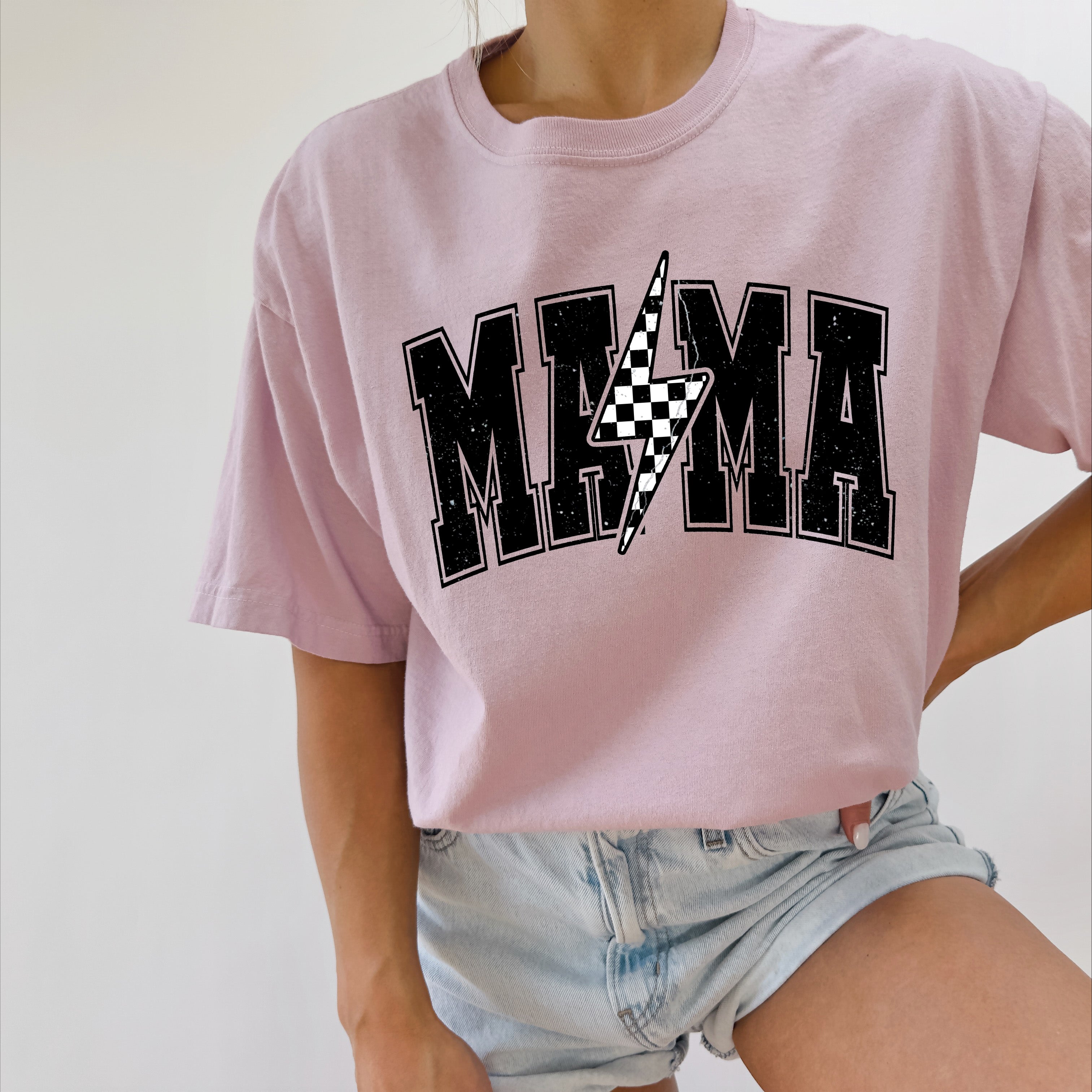 Mama Comfort Colors T Shirt (Lightning Condensed)