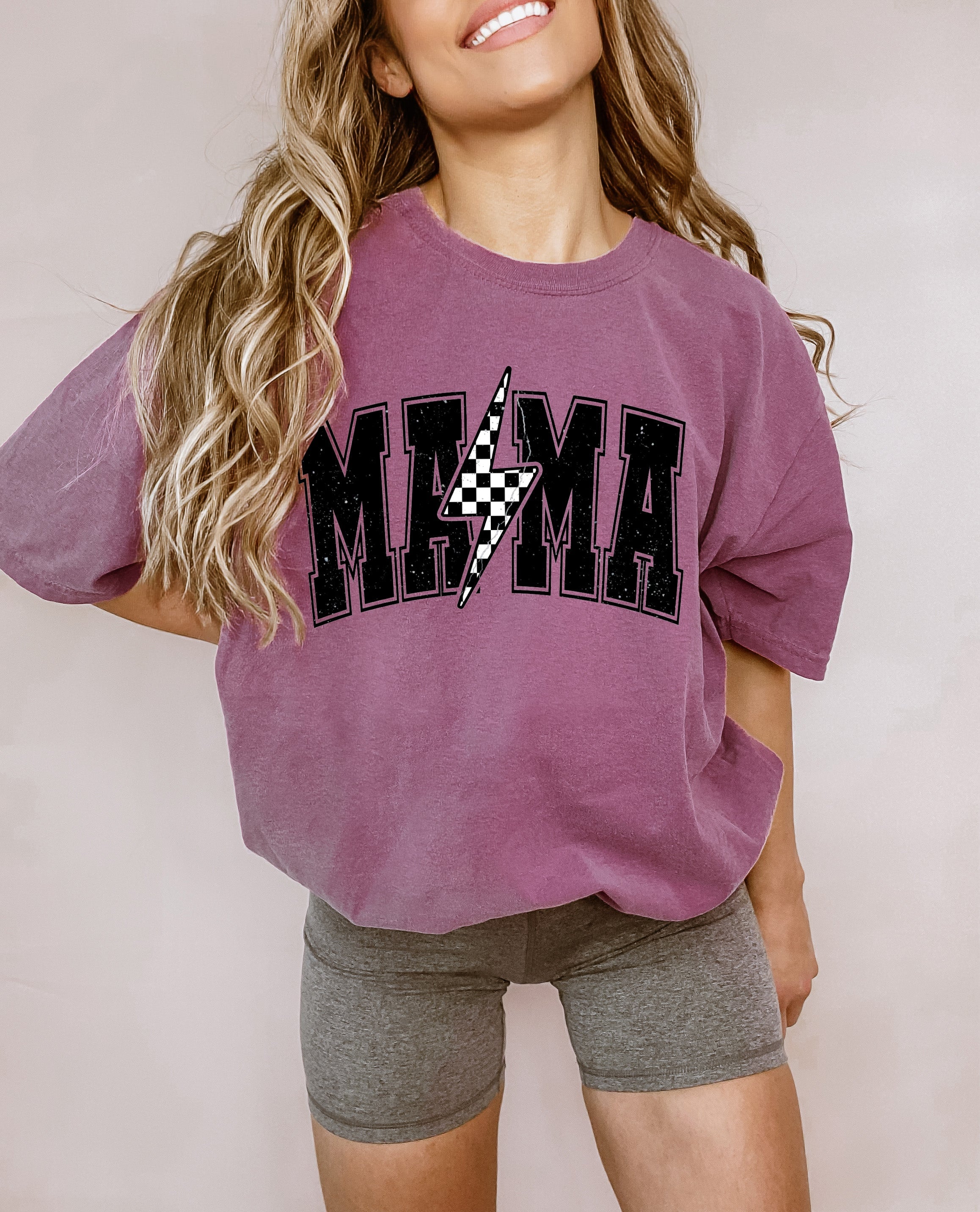 Mama Comfort Colors T Shirt (Lightning Condensed)
