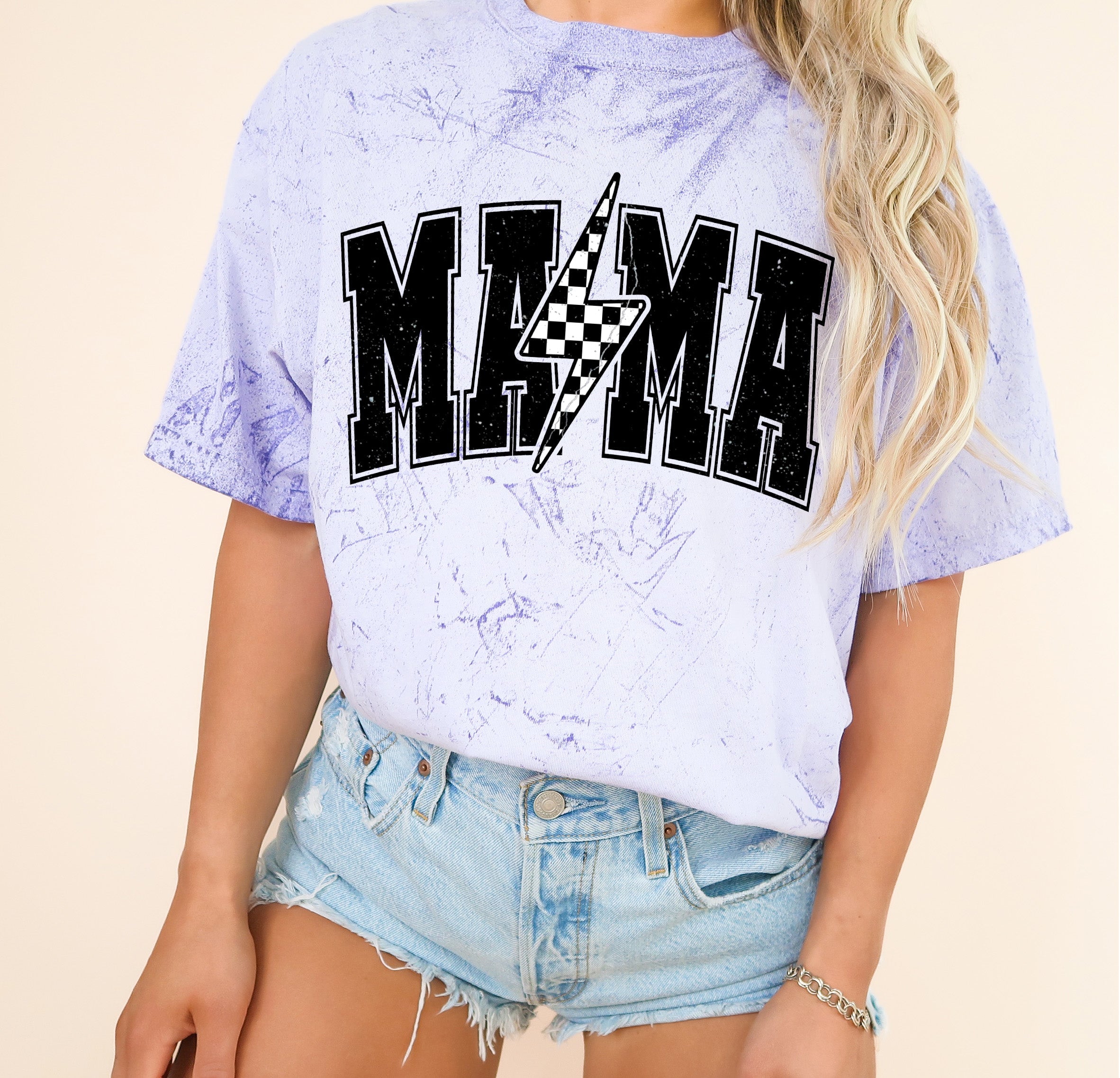 Mama Comfort Colors T Shirt (Lightning Condensed)