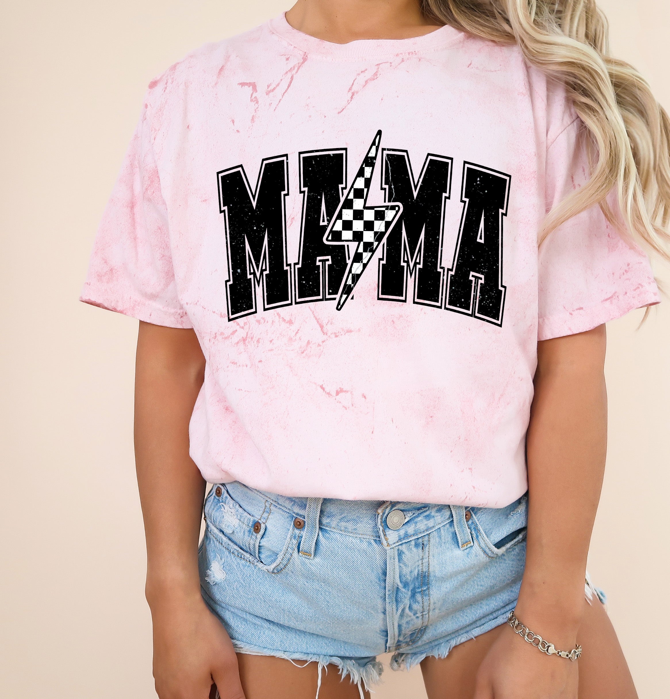 Mama Comfort Colors T Shirt (Lightning Condensed)