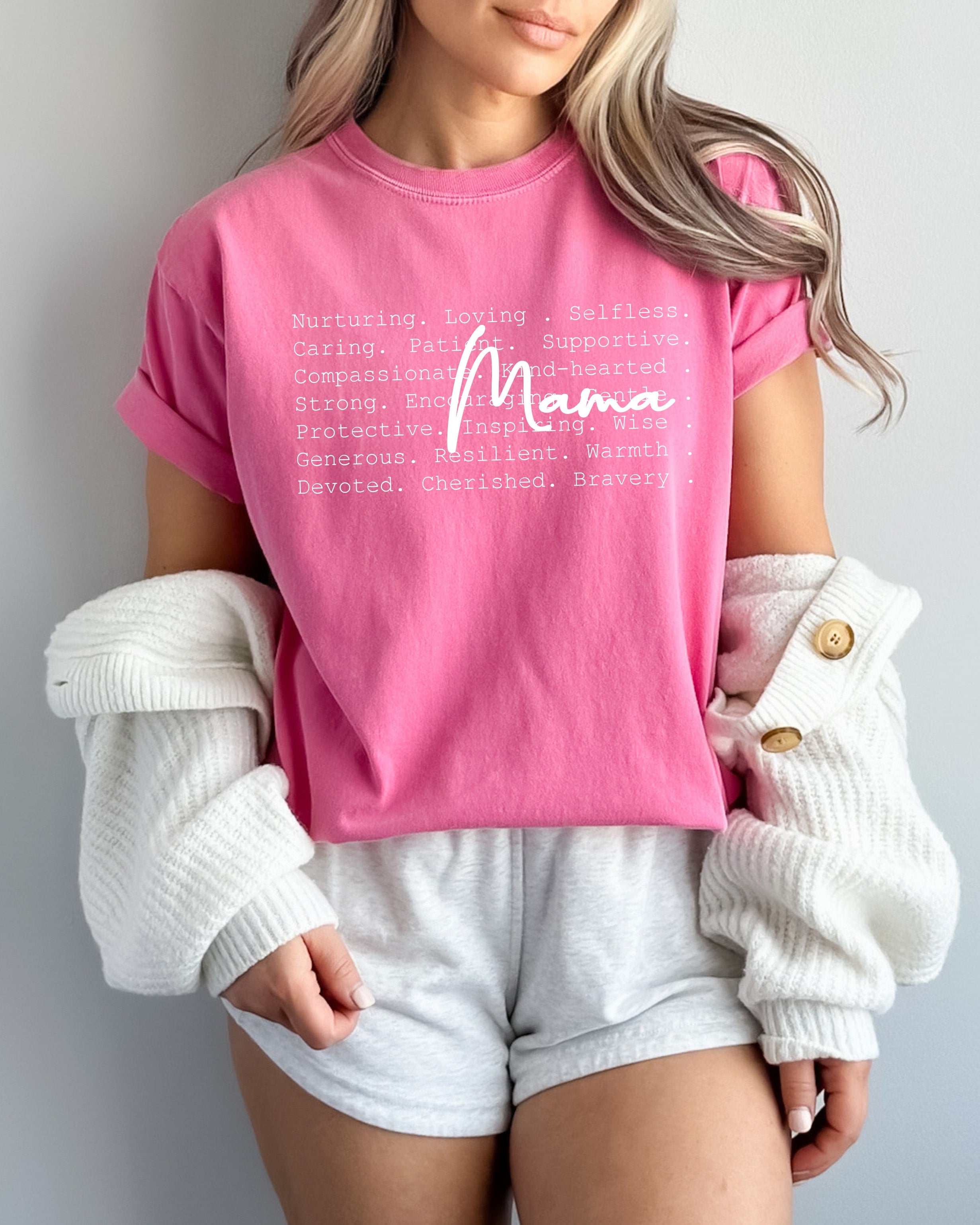 Mama Comfort Colors T Shirt (Nurturing, Loving)