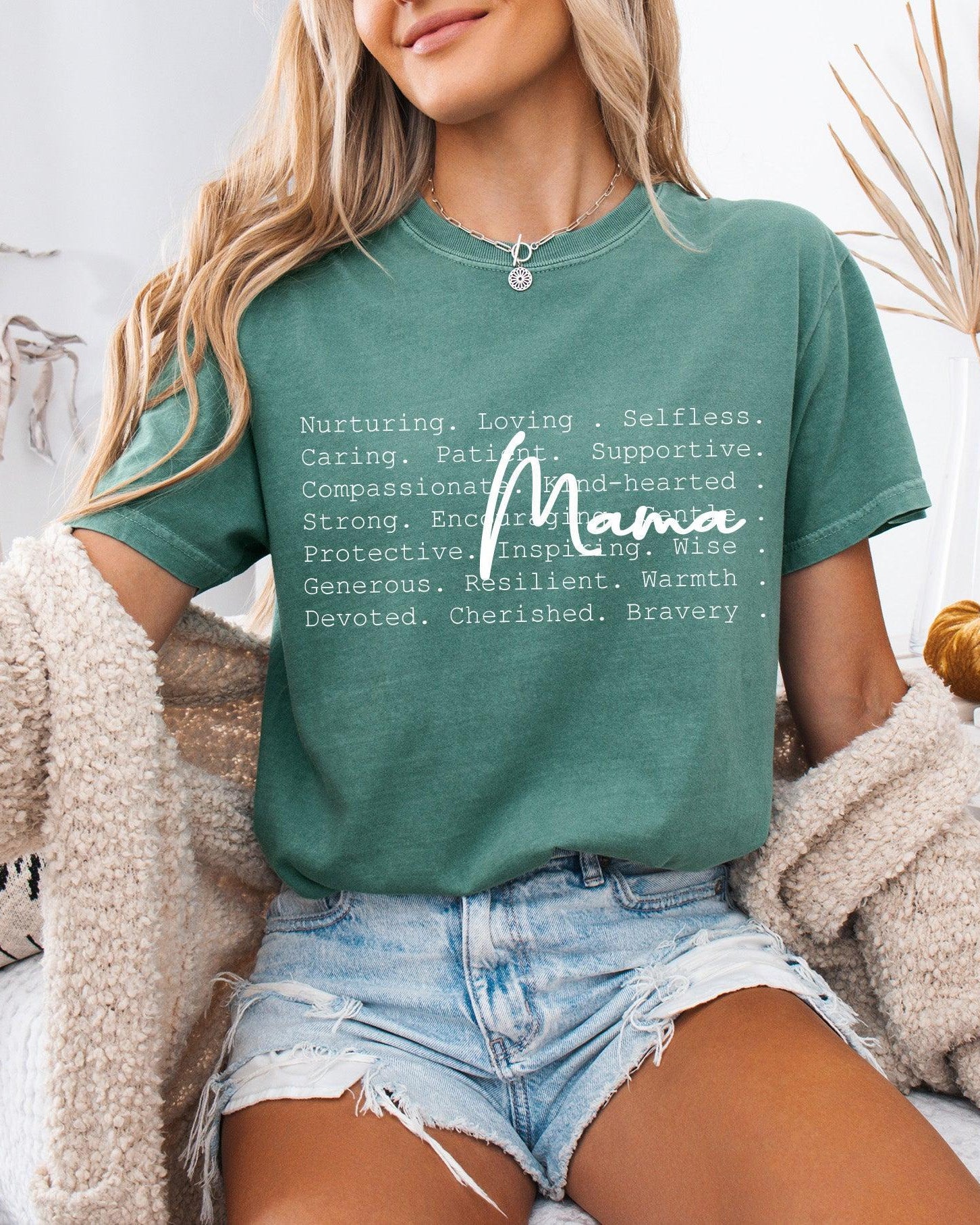 Mama Comfort Colors T Shirt (Nurturing, Loving)