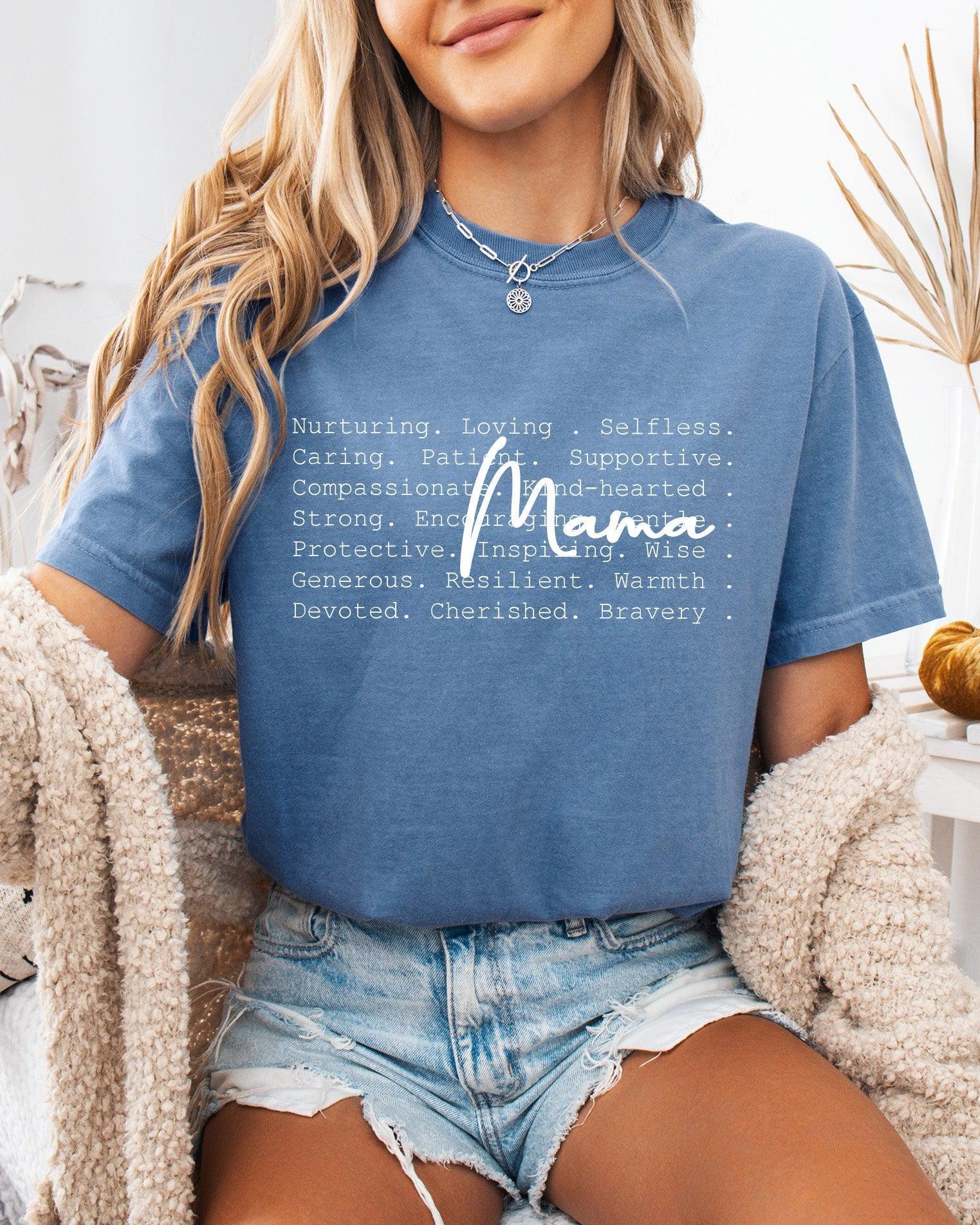 Mama Comfort Colors T Shirt (Nurturing, Loving)