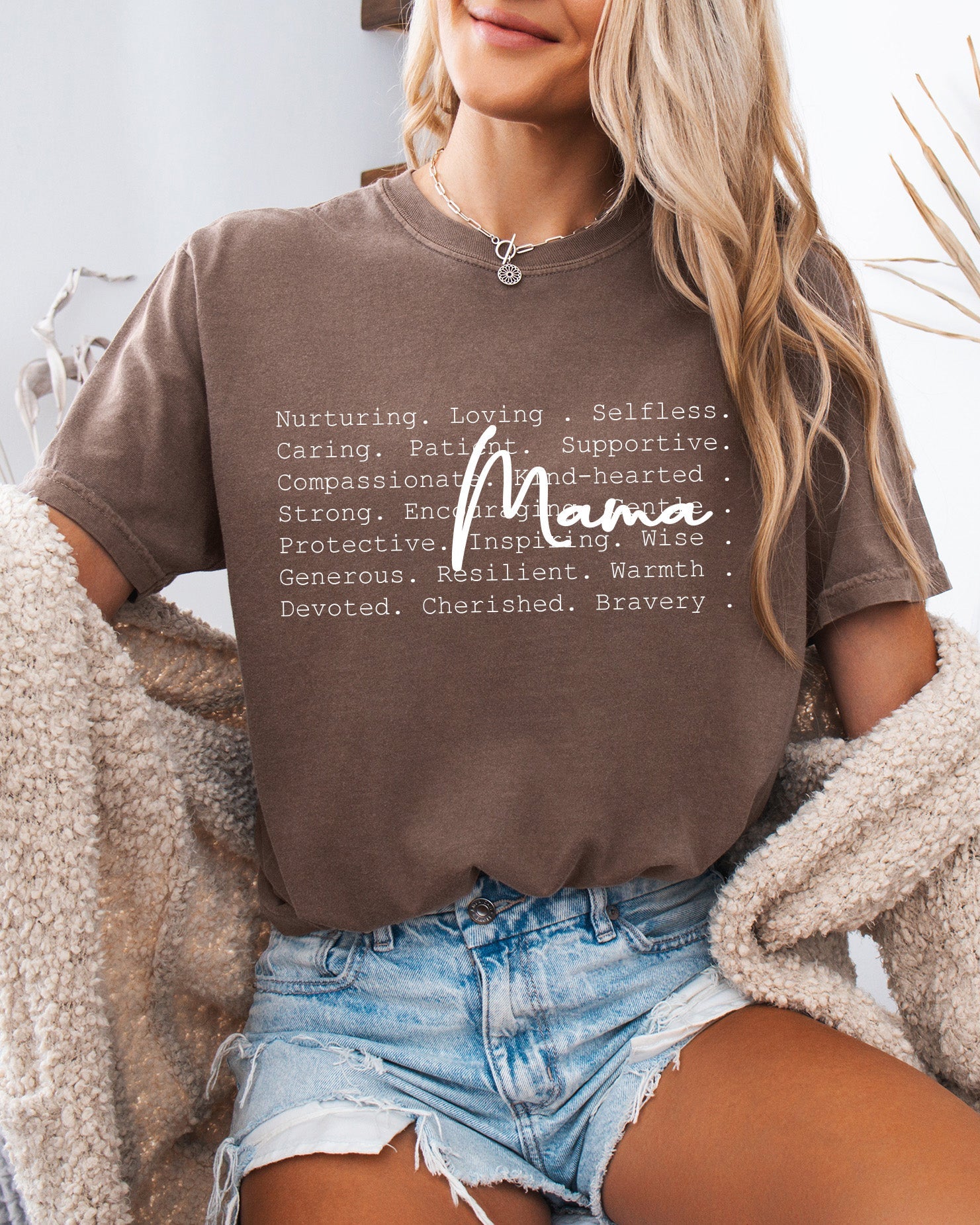 Mama Comfort Colors T Shirt (Nurturing, Loving)