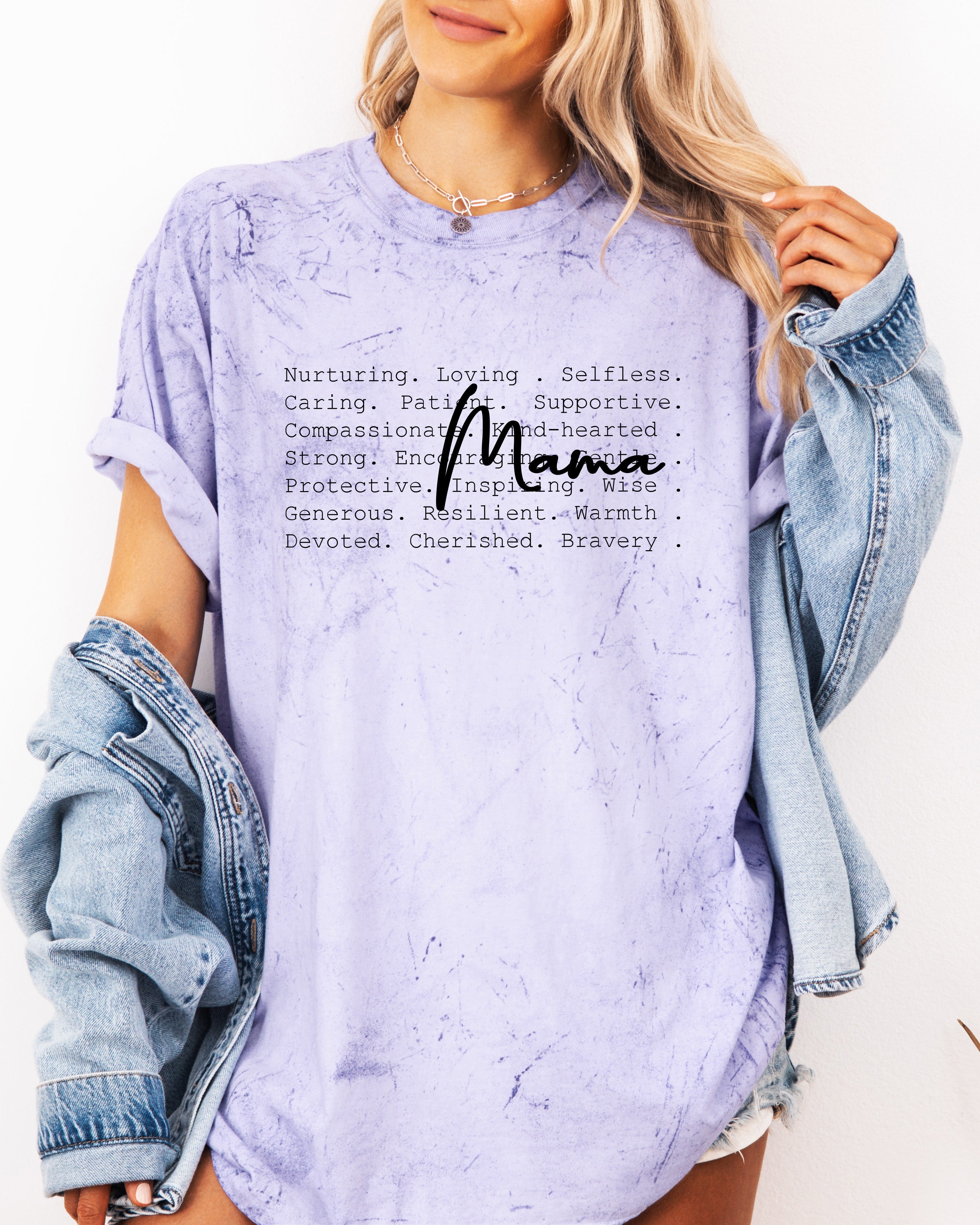 Mama Comfort Colors T Shirt (Nurturing, Loving)